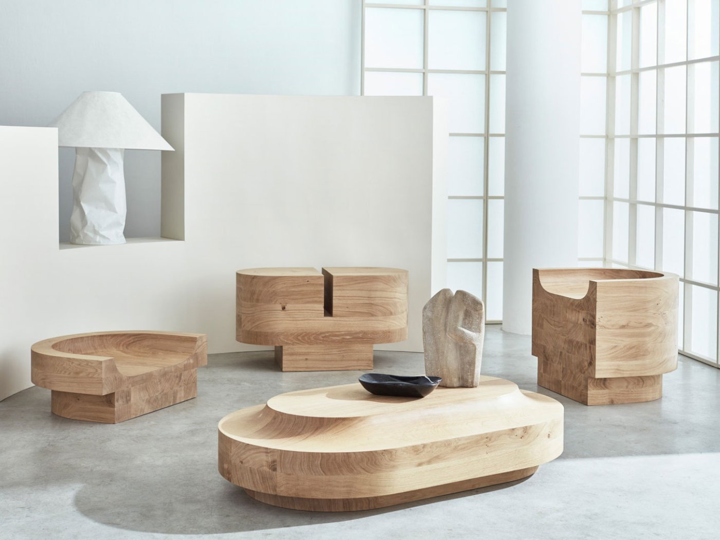 Low Collection by EBBA Architects, 3D, wood, design, artspace, exhibition