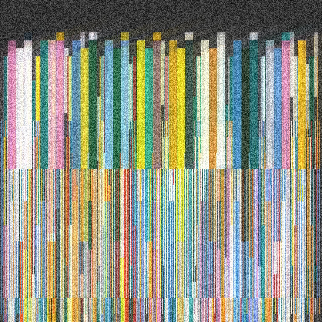 contrapuntos by Marcelo Soria-Rodríguez — Contrapuntos visualizes musical counterpoint through chromatic stratification.
