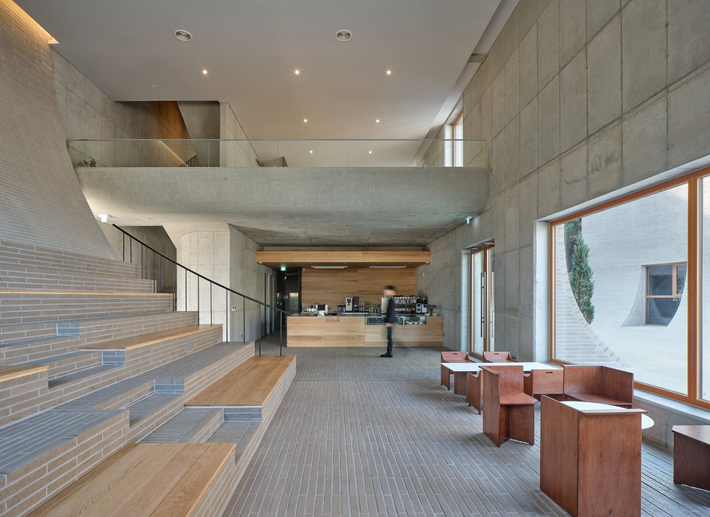 Café Teri by NAMELESS Architecture, concrete, brick, public, interiors, architecture