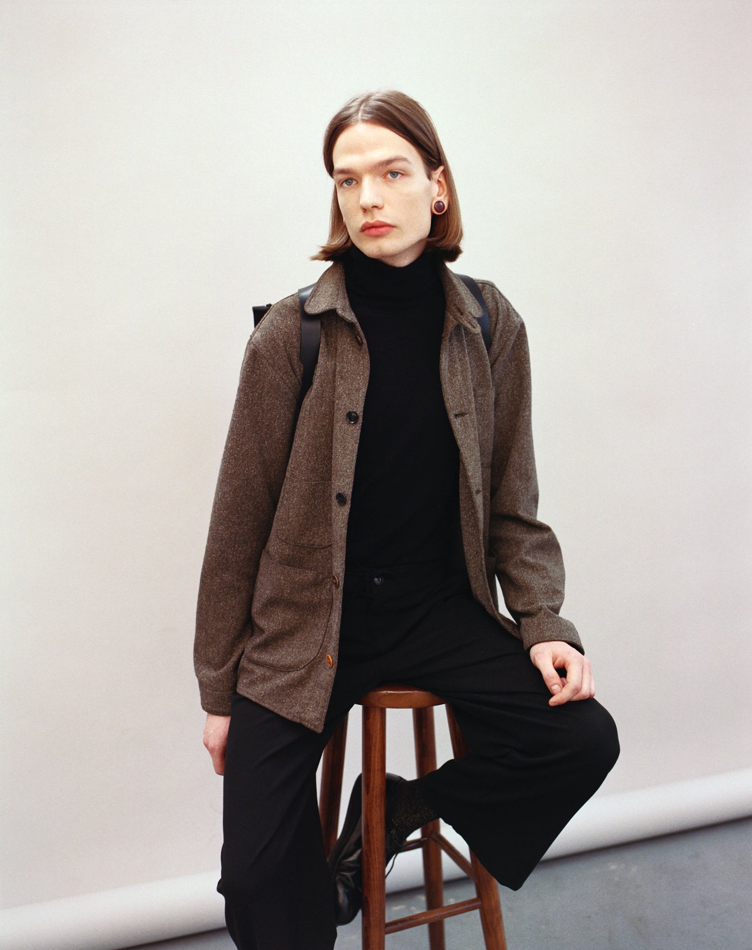 Yenisei by Thisispaper Studio — Portrait study of Yenisei leather accessories through scale and material juxtaposition.
