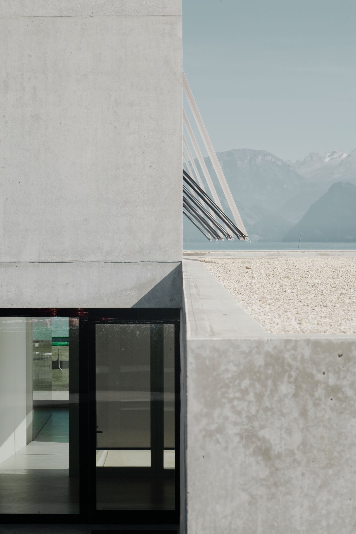 Villa M on Lake Lucerne by Graber & Steiger Architekten, swiss, architecture, villa, concrete, minimalism