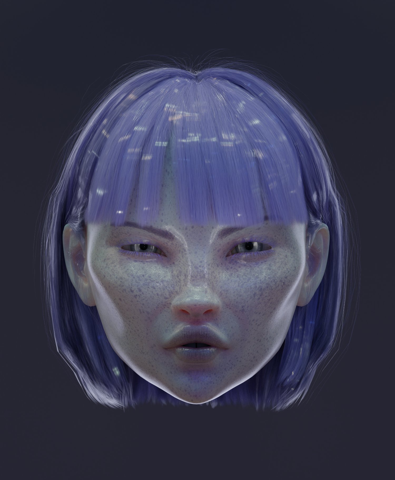 Selected 3D works by Harriet Davey, 3D, digital, art, beauty, NFT