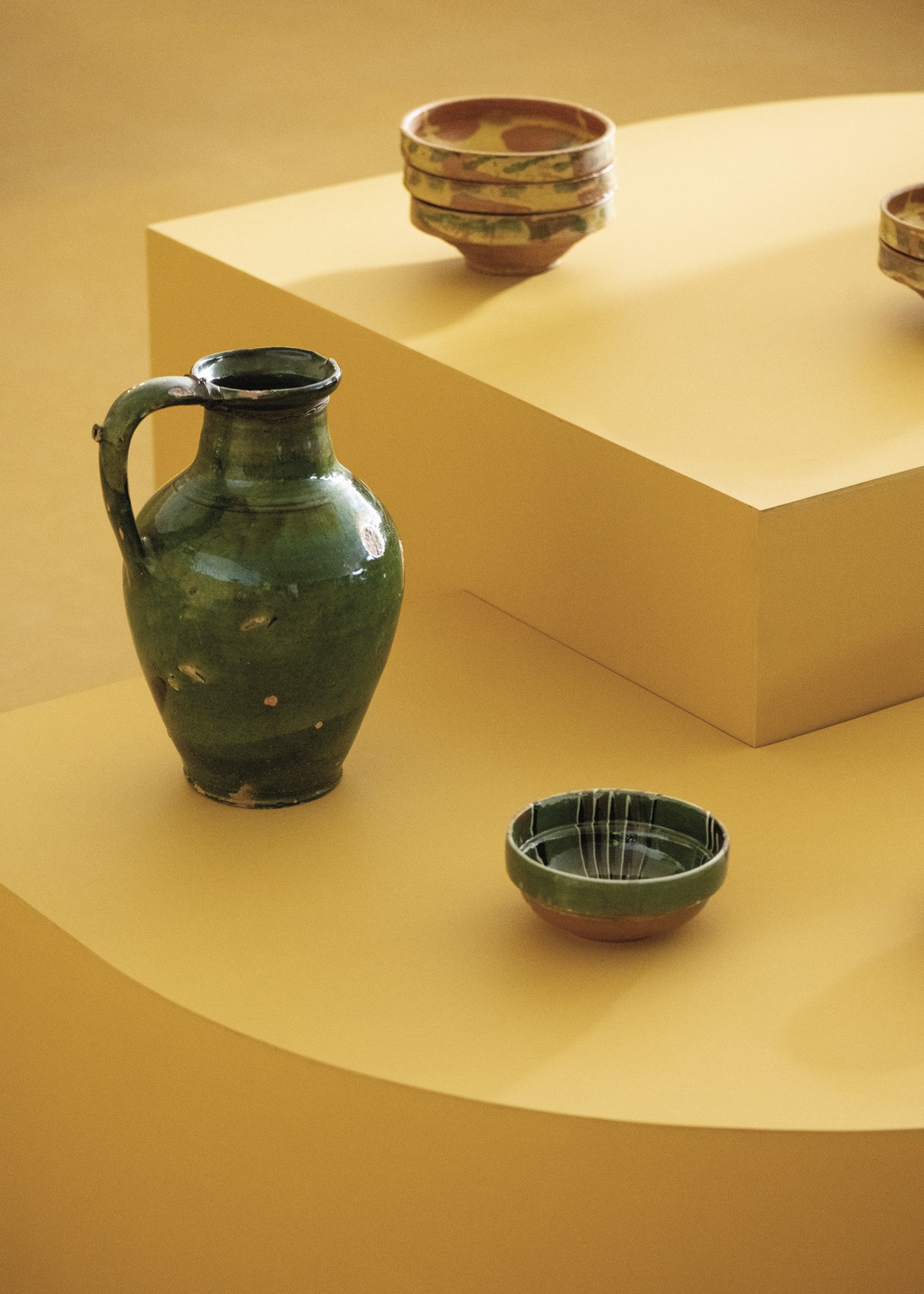 Tarkett Lino collection styled by EBO, exhibition, installation, interiors, colors, sustainable