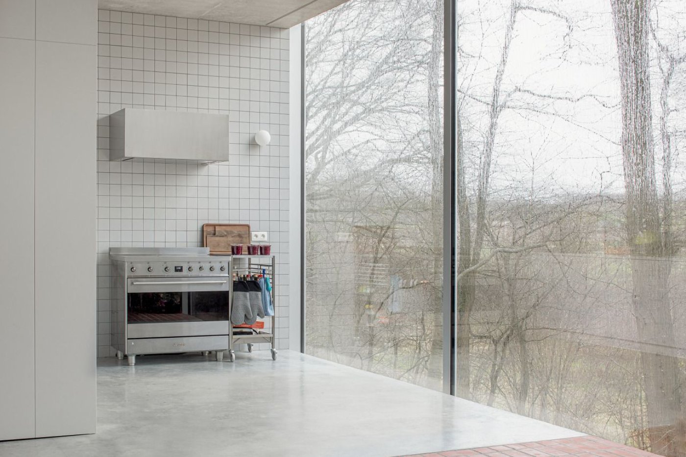 Maison M by Philippe Vander Maren, architecture, interiors, familyhouse, concrete, brick