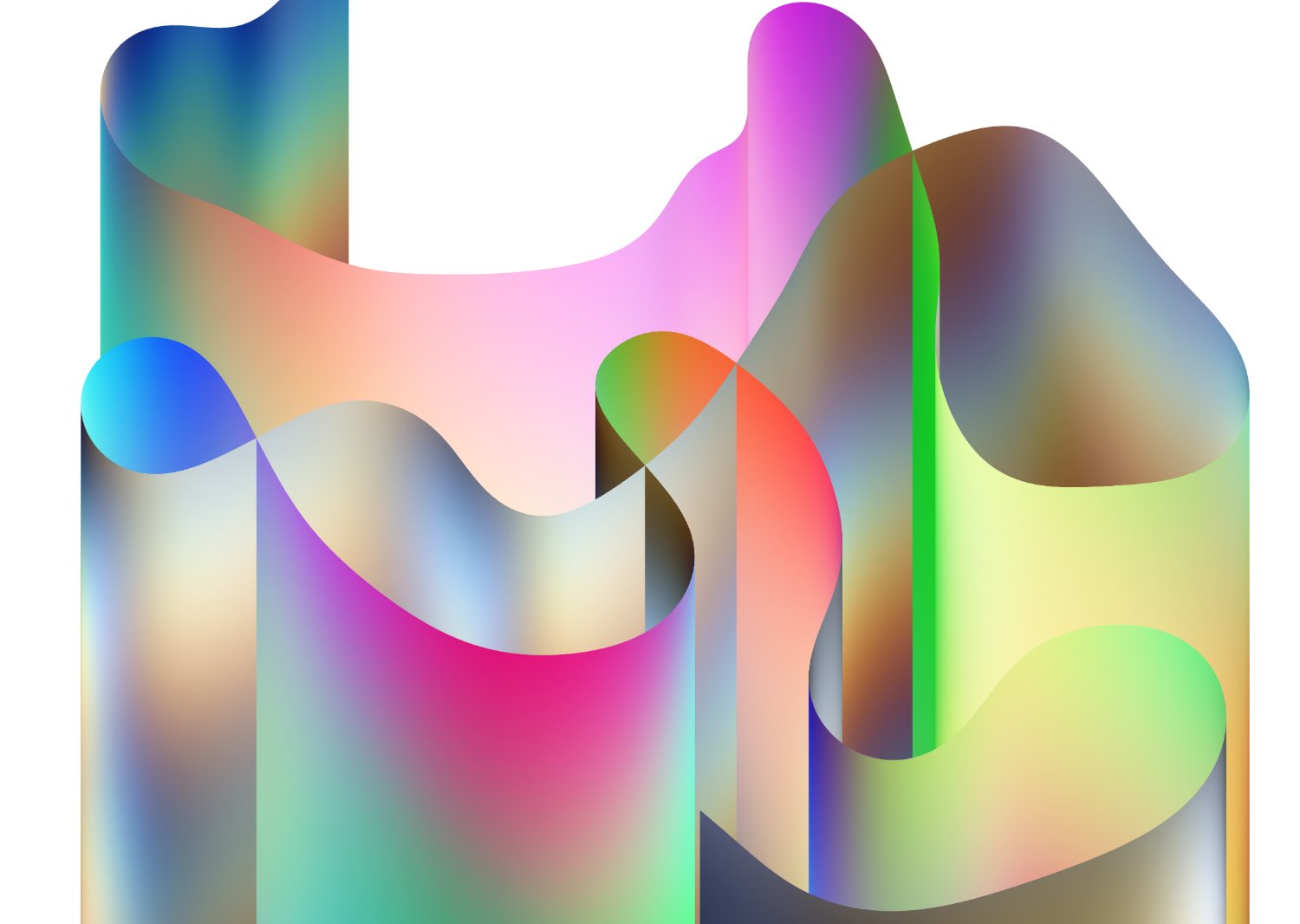 Selected works by Zach Liebermann, gen-art, digital, art, NFT, abstract
