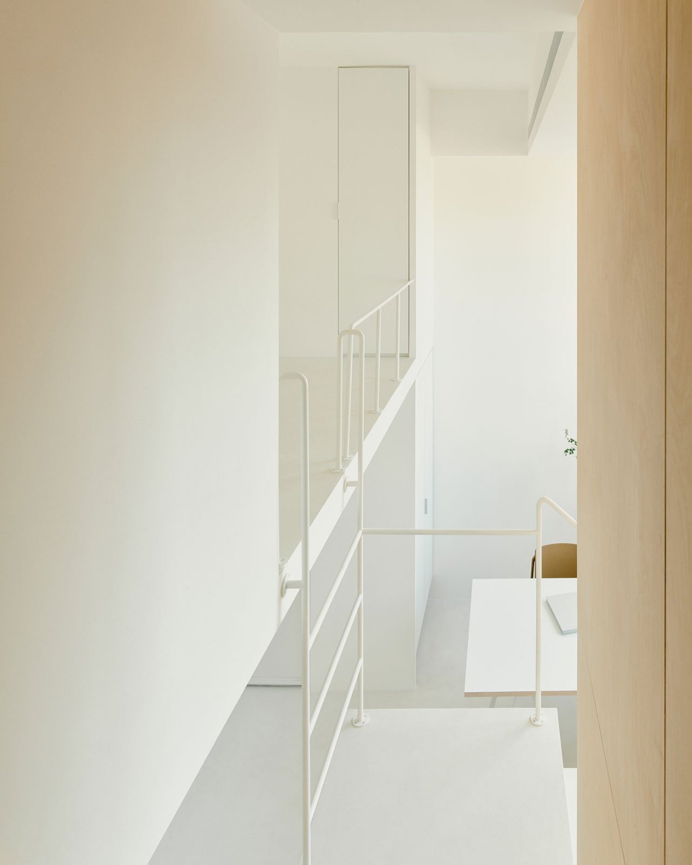 Apartment by 2 Books Design Studio, studio, interiors, white, minimalism, plywood