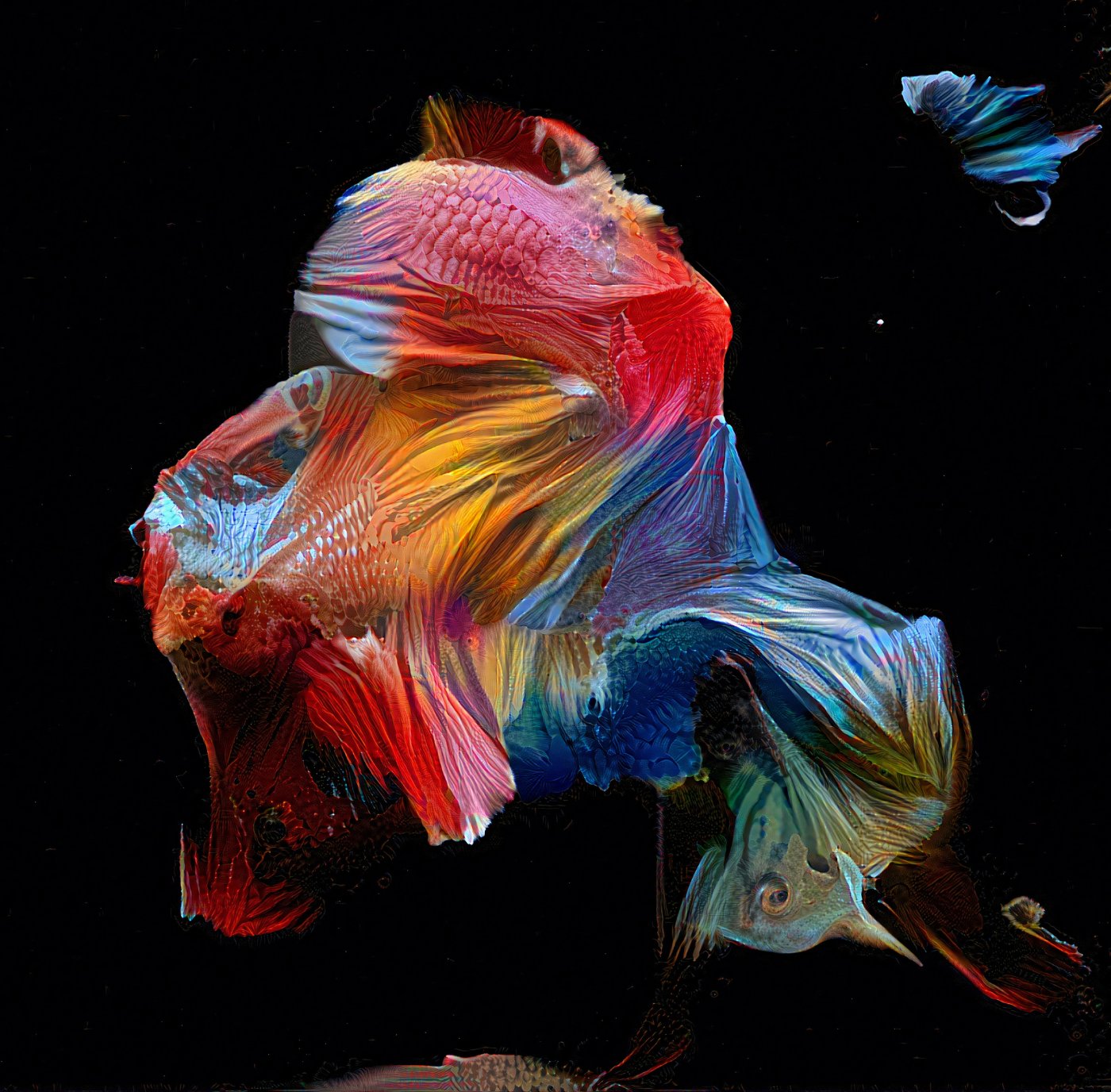 Selected AI works by Sofia Crespo, AI, digital, art, organic, GAN