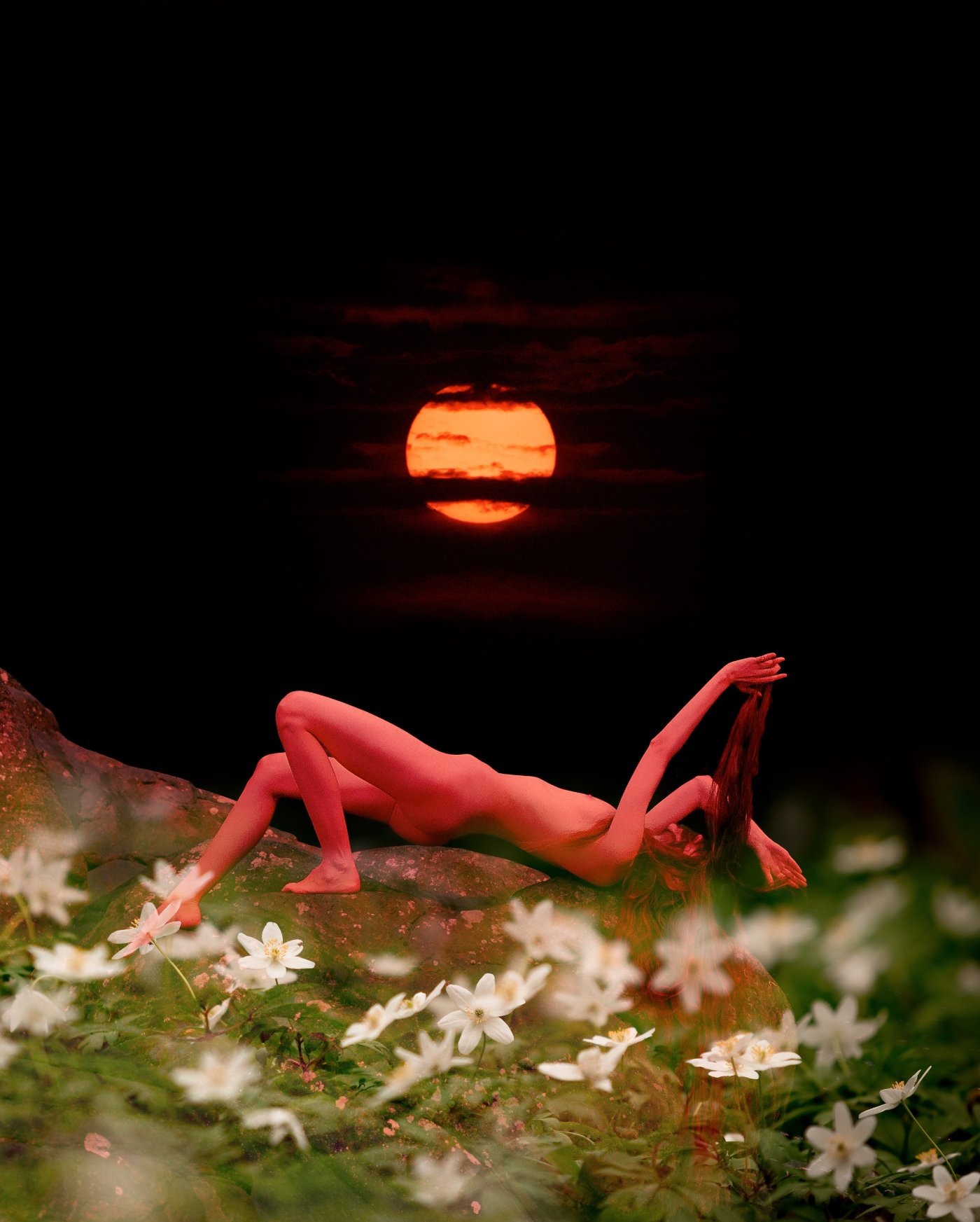 Flowermania by Synchrodogs, NFT, portrait, photography, nature, surrealism