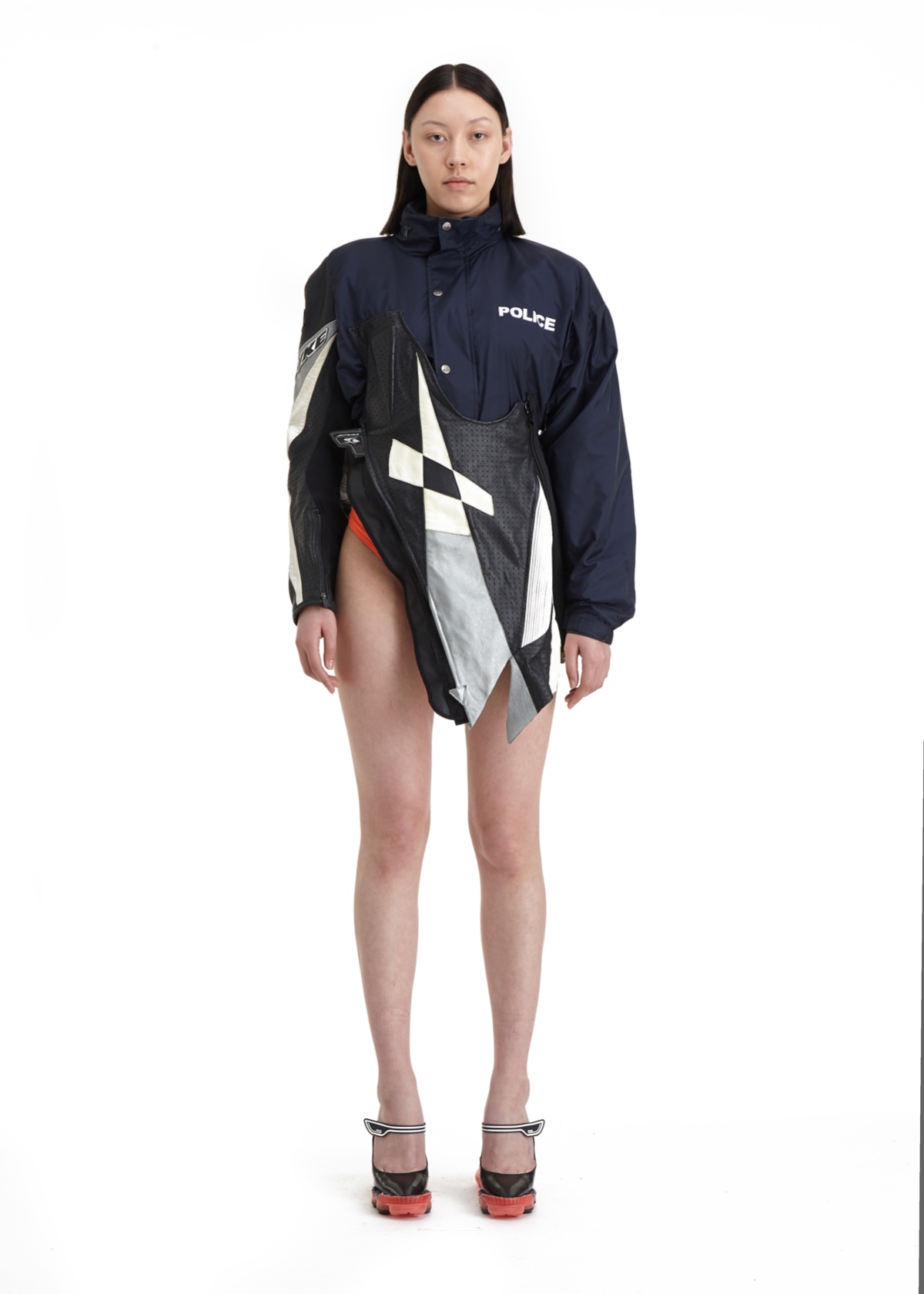 SSAW22 by Duran Lantink — Duran Lantink's SSAW22 collection employs asymmetrical deconstruction and upcycled materiality.