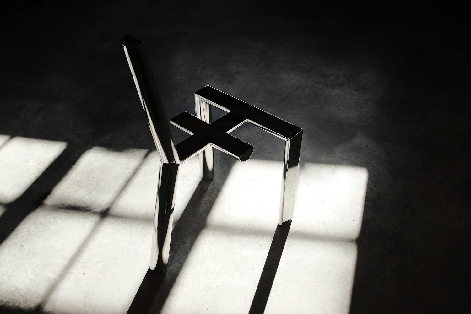 WCL Chair by Will Choui, chair, design, minimalism, steel