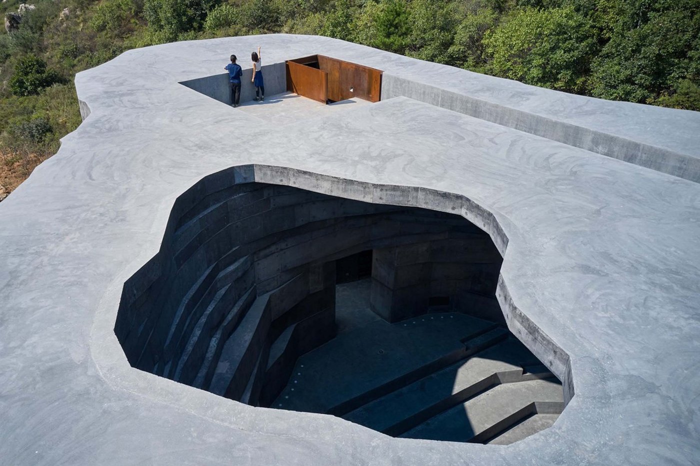 Chapel of Sound by OPEN Architecture, china, architecture, concrete, nature