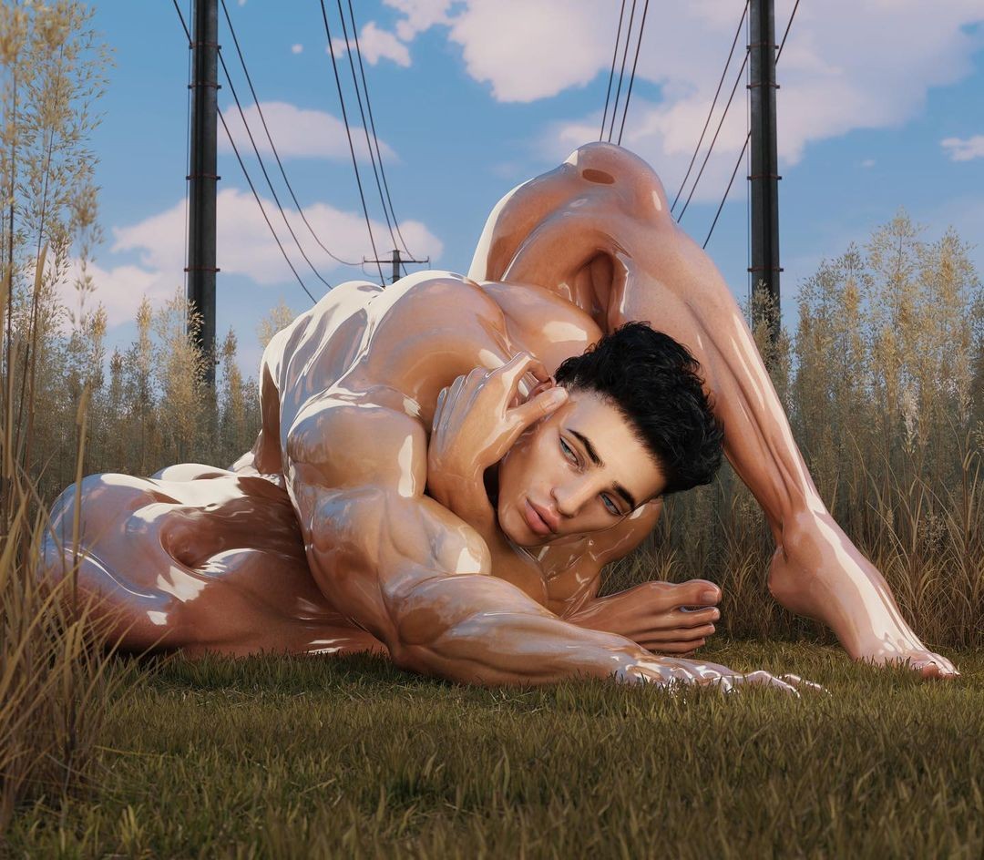 Selected works by Jason Ebeyer, 3D, digital, art, NFT, surrealism