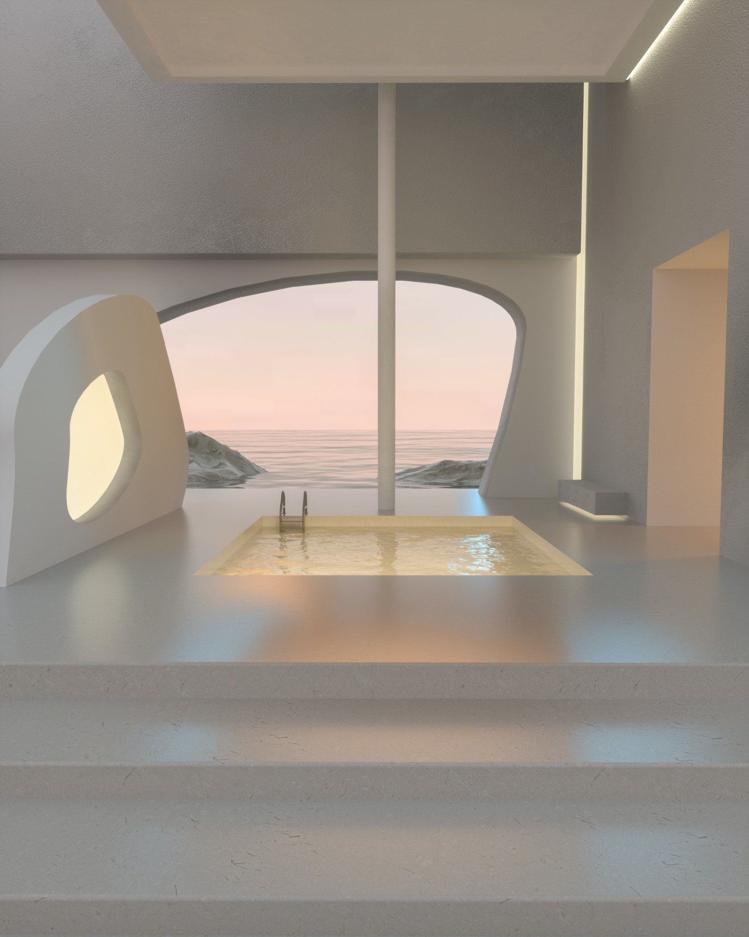 Selected works by Baeige, 3D, digital, art, interiors, architecture