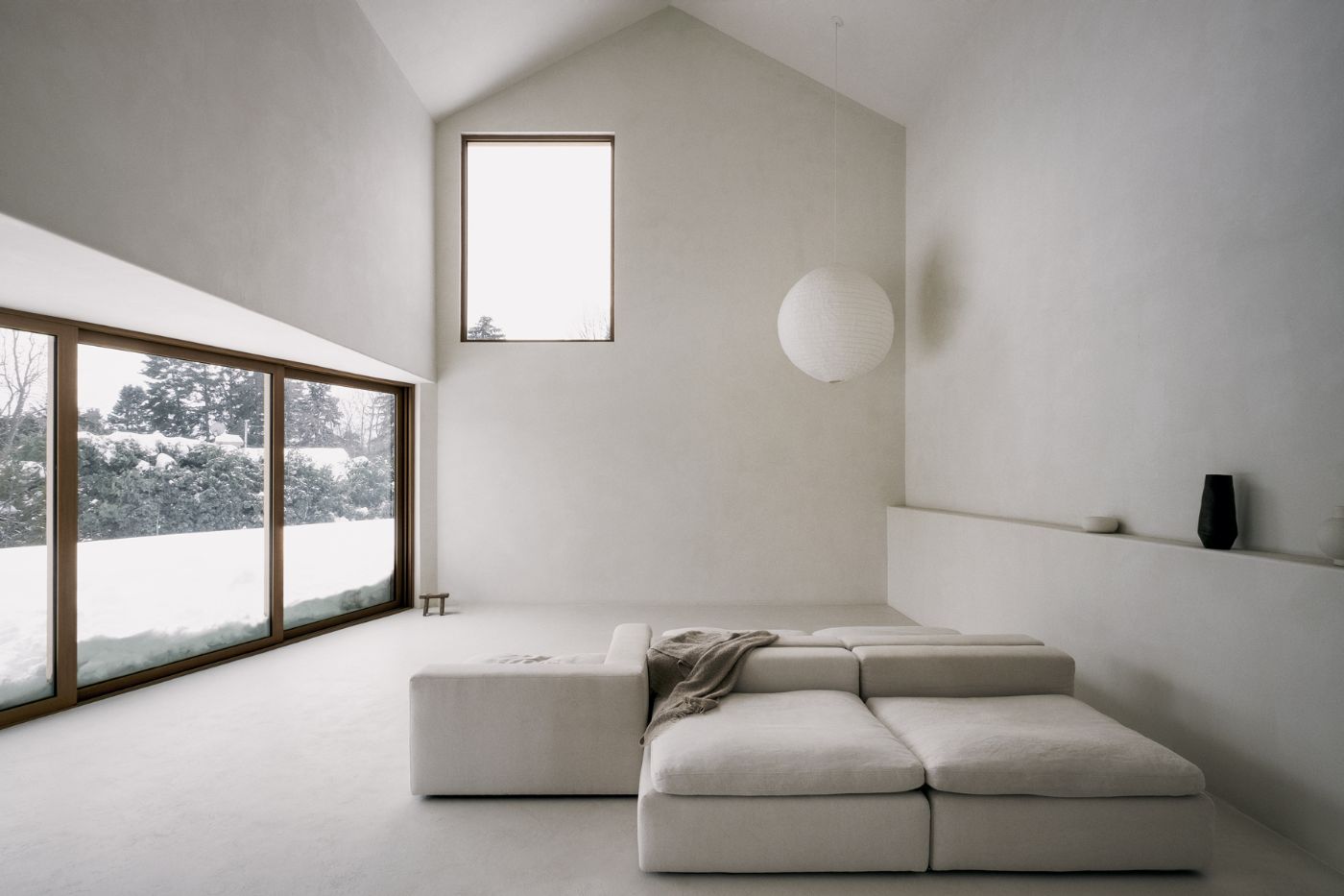 NORM Residence by Alain Carle Architecte, white, interiors, familyhouse, architecture, minimalism