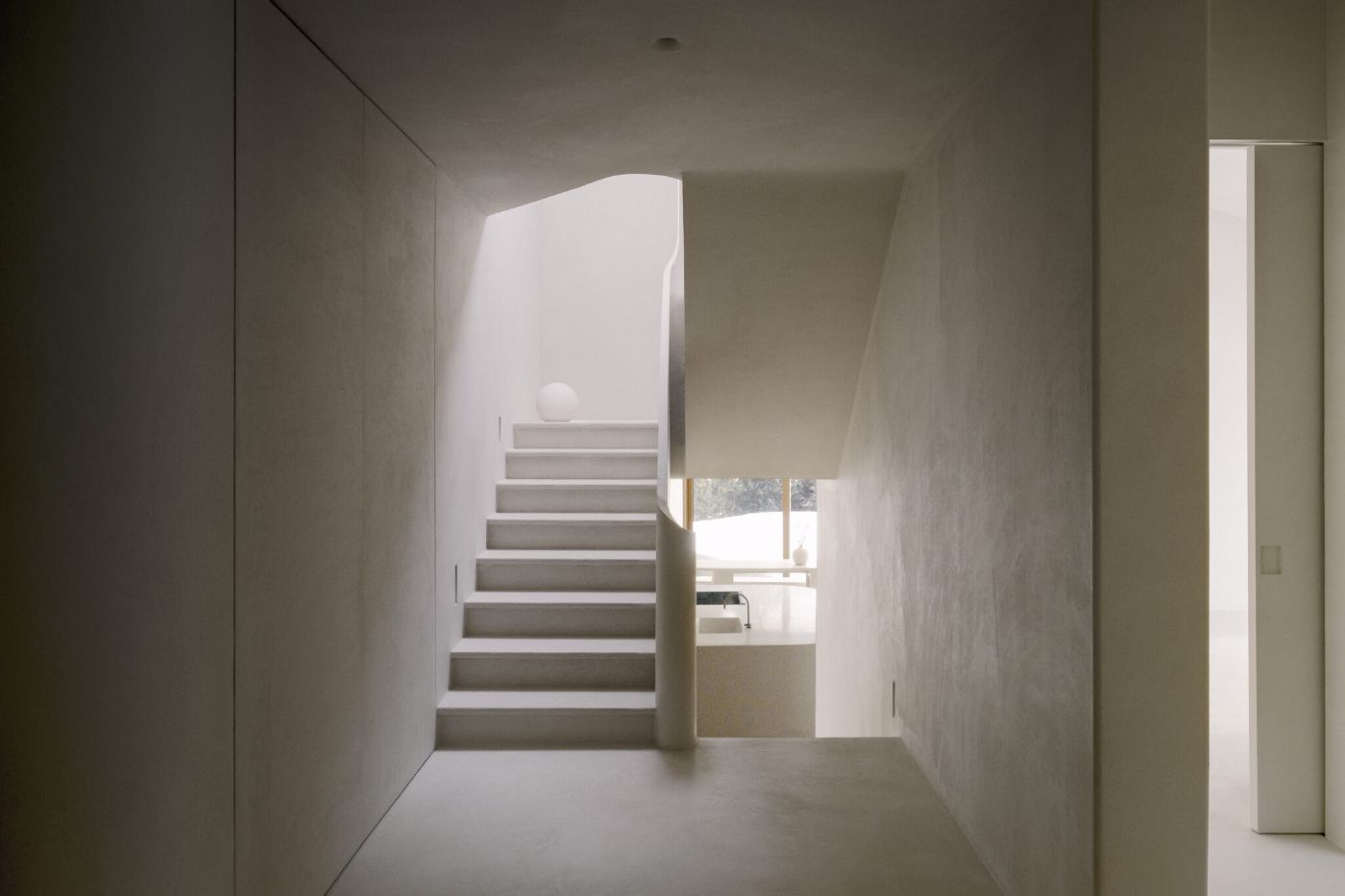 NORM Residence by Alain Carle Architecte, white, interiors, familyhouse, architecture, minimalism