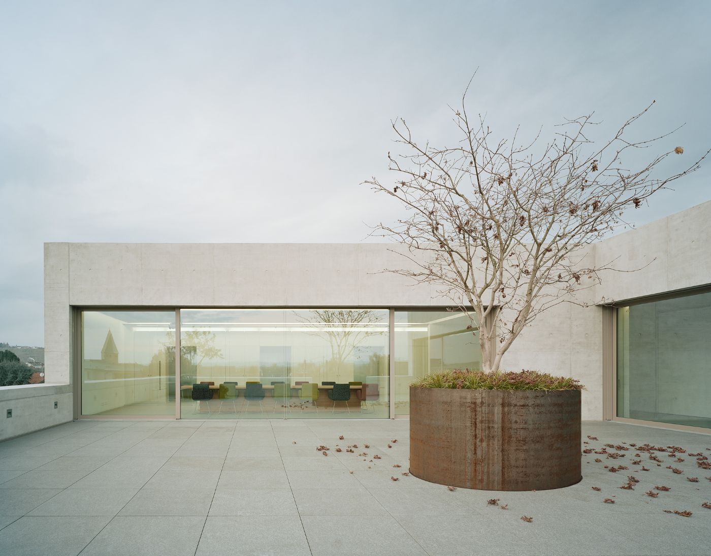 Greiner Office by f m b architekten, concrete, architecture, interiors