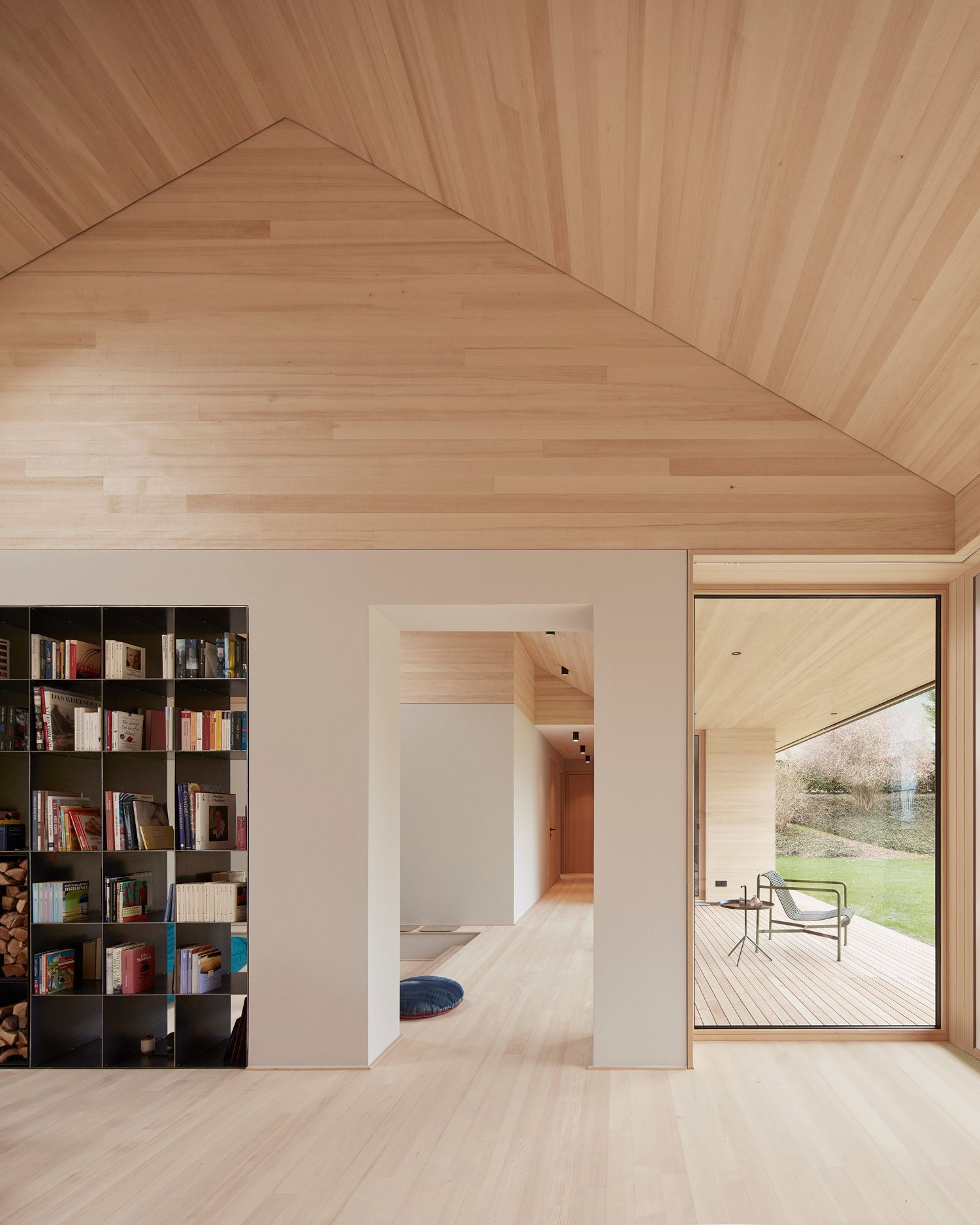 House ZF by Bernd Riegger — A single-storey interior demonstrates the architect's commitment to environmental connectivity.
