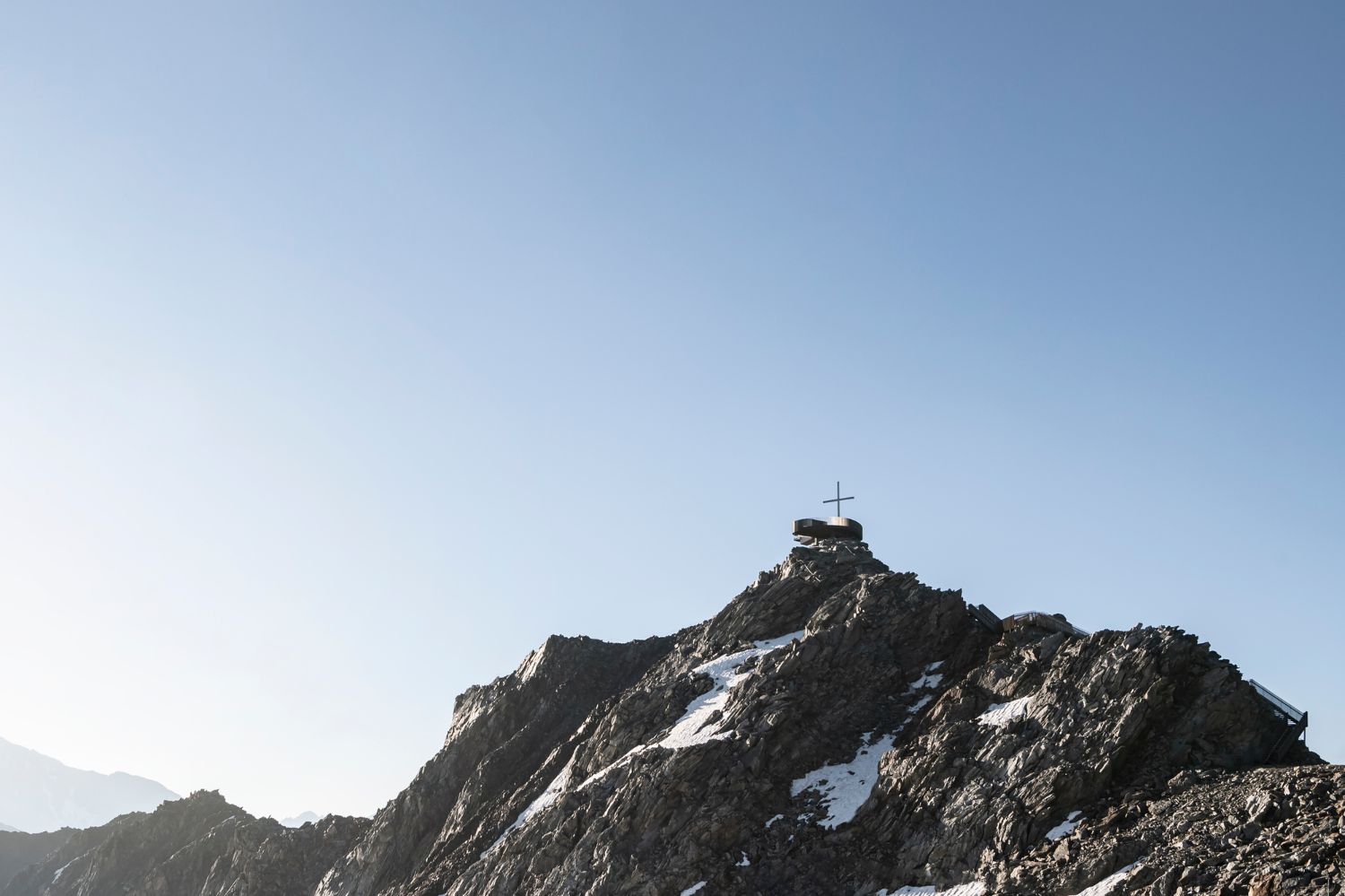 Iceman Ötzi Peak 3251m by noa*, mountain, architecture, observatory, steel, glass