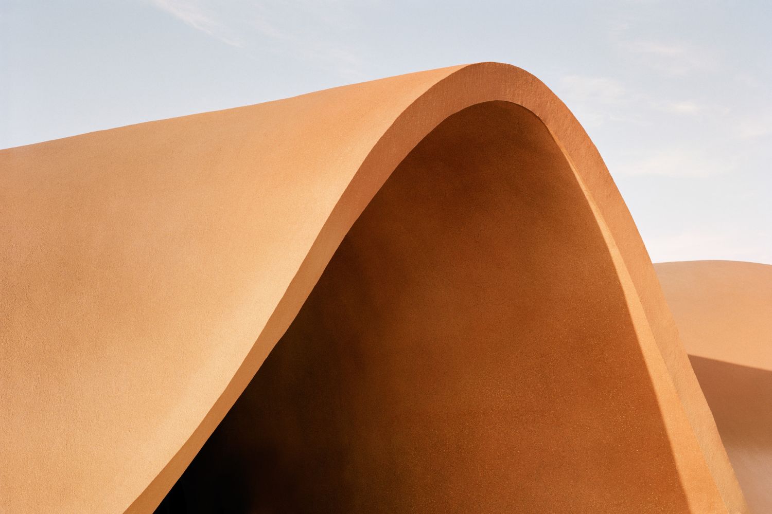 Ayla Golfclub by Oppenheim Architecture, concrete, organic, architecture, mountain, landscape