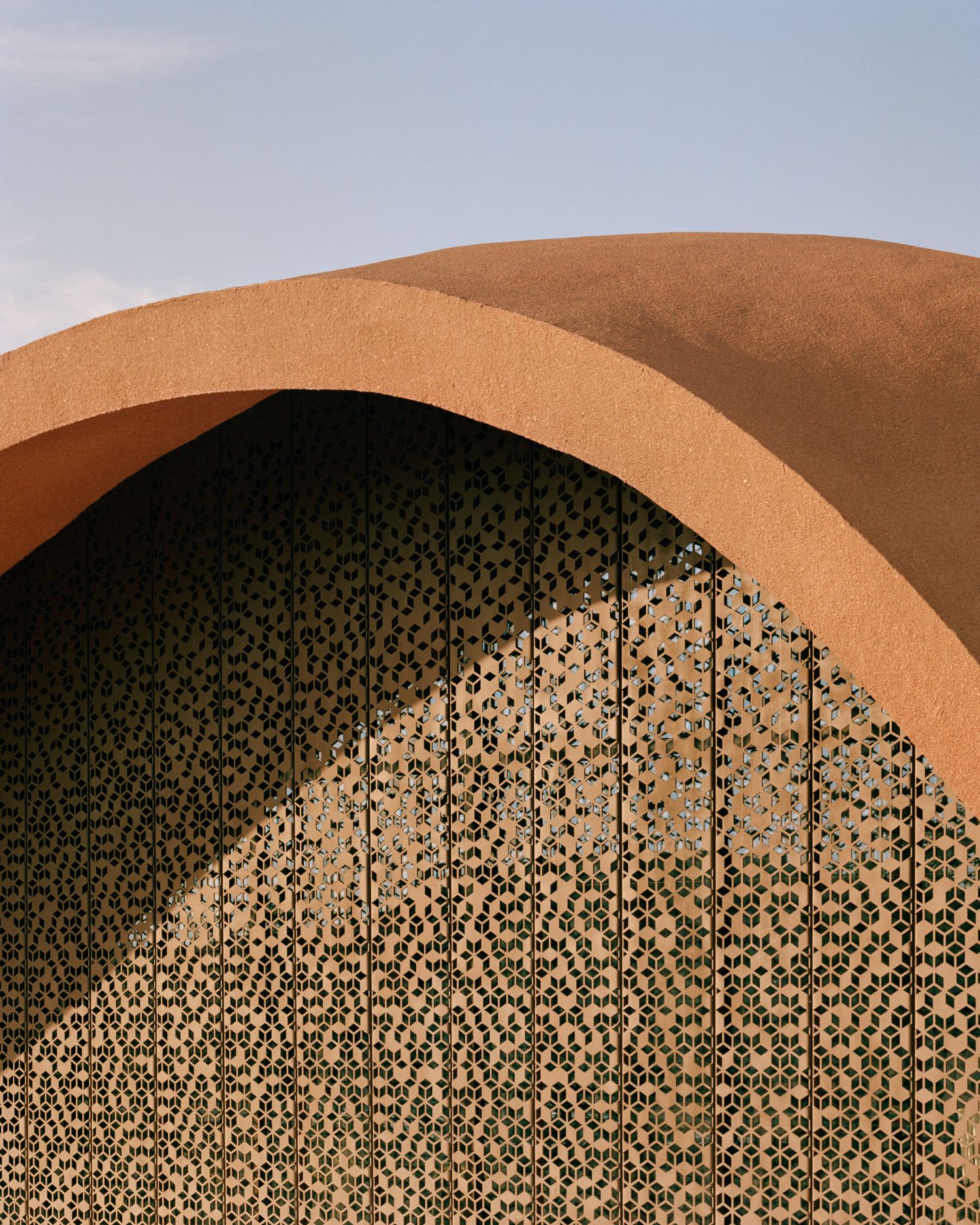 Ayla Golfclub by Oppenheim Architecture, concrete, organic, architecture, mountain, landscape
