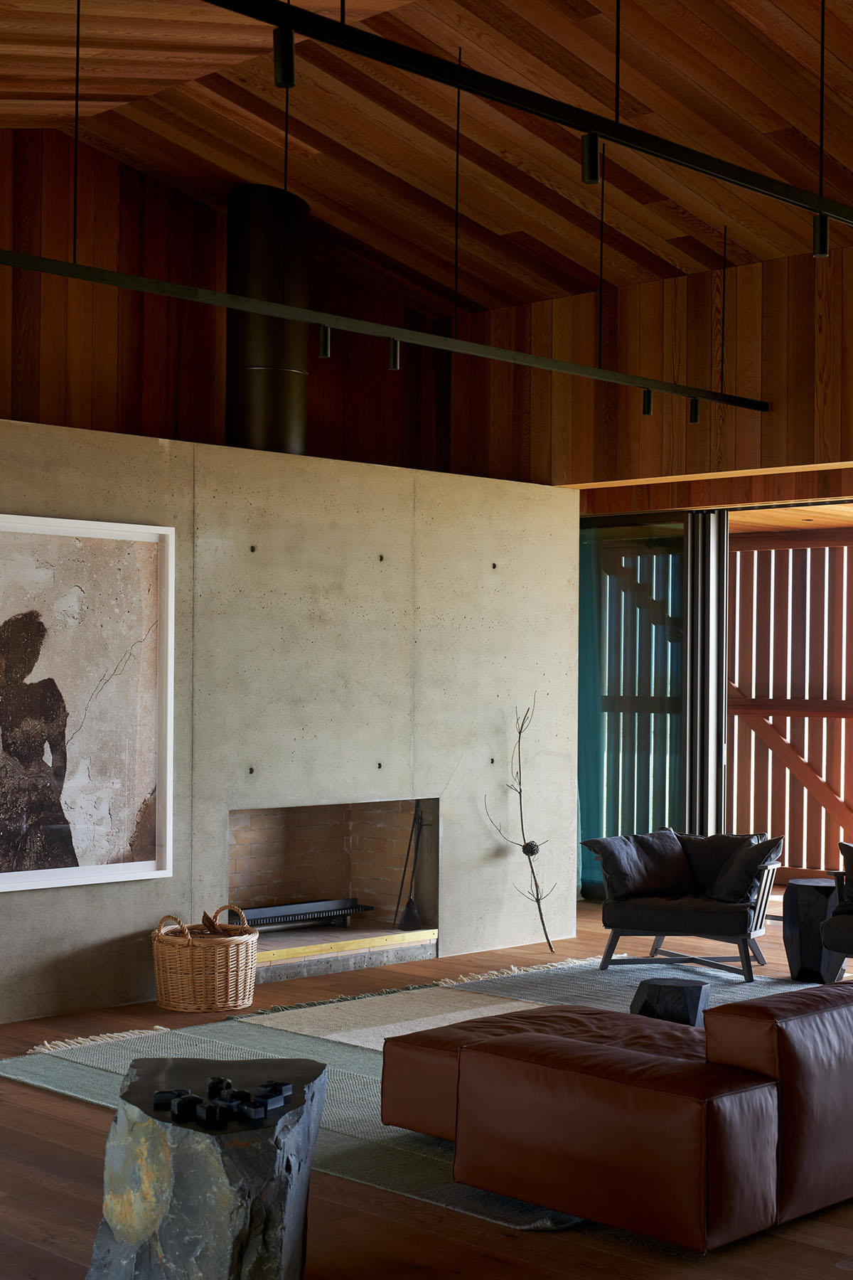 Te Arai Beach House by Fearon Hay Architects, holiday-house, architecture, interiors, concrete, wood