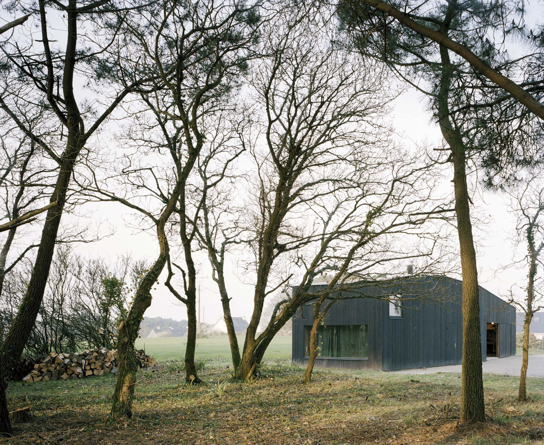 Oyster Farm Hangar by RAUM, farmhouse, holiday-house, architecture, glass, wood