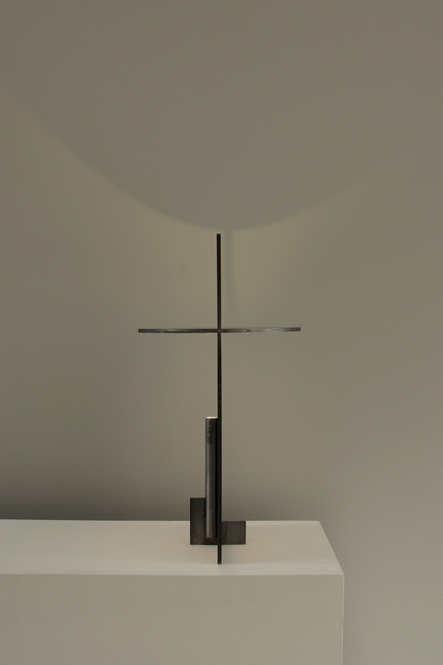 OBJ-01 by Manu Bañó — OBJ-01 lighting fixture by Manu Bañó, photographed in frontal view against neutral ground.