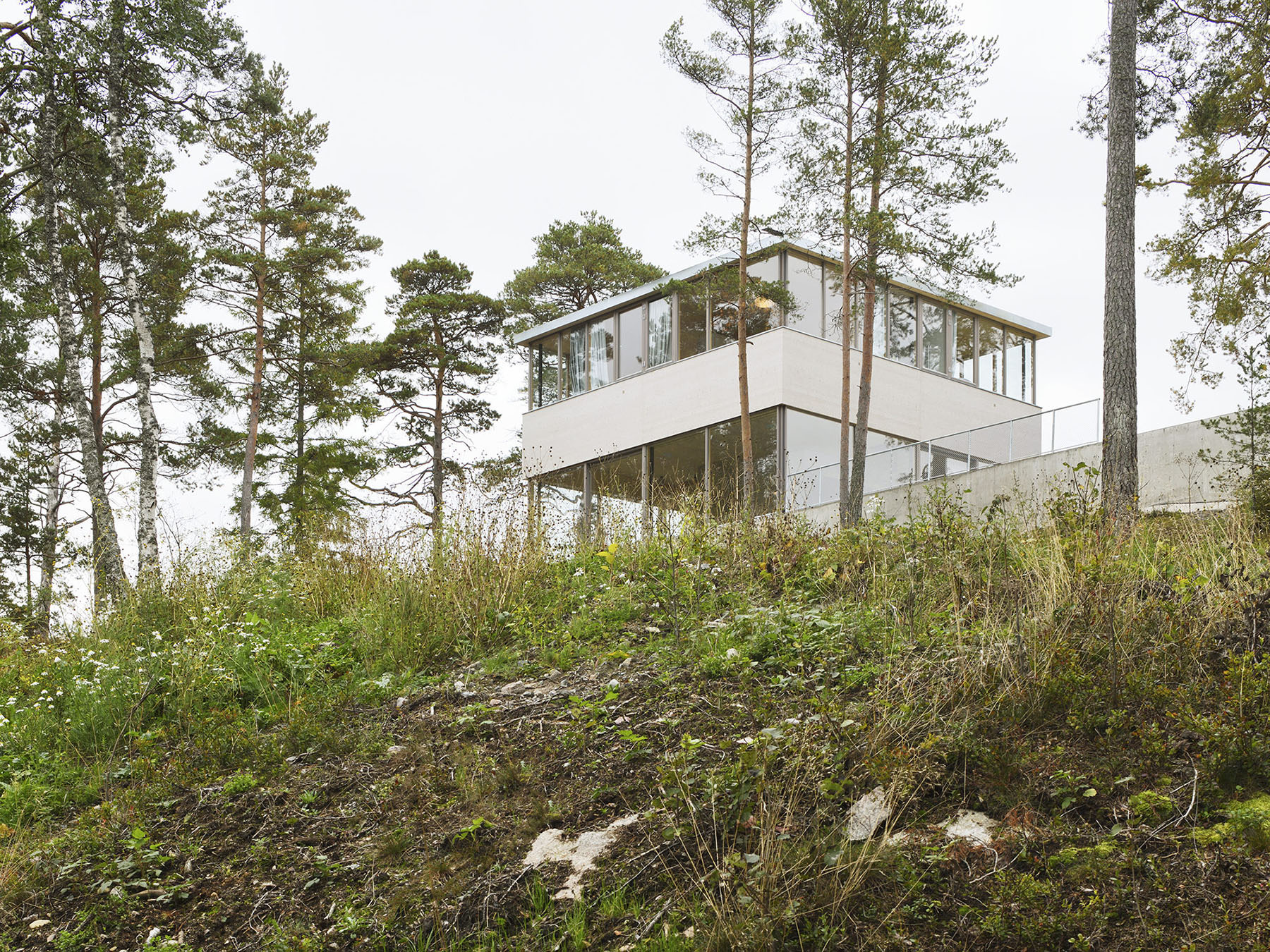 Atelier Lapidus by Arrhov Frick, holiday-house, sweden, architecture, forest, concrete