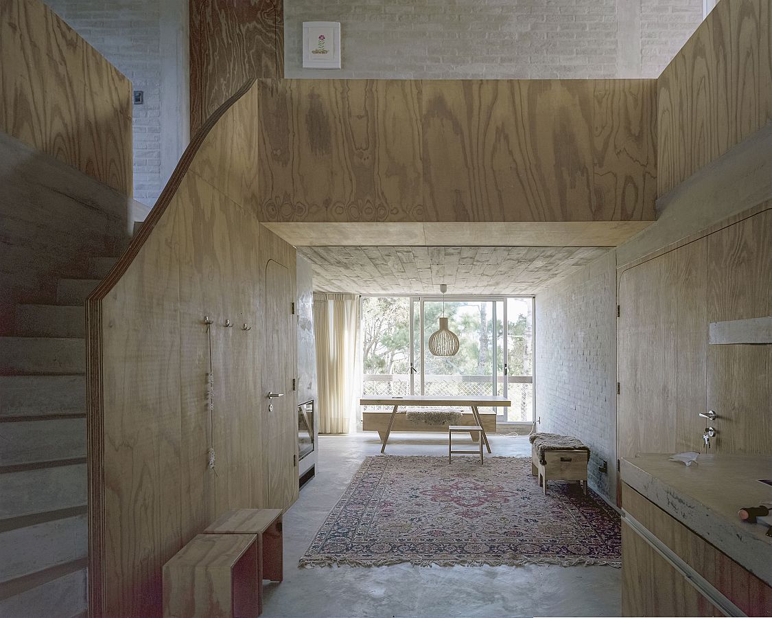 Rocha Residence by Brandhuber+, holiday-house, concrete, architecture, modular, plywood
