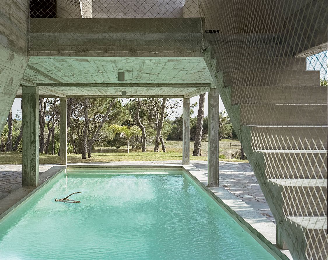 Rocha Residence by Brandhuber+, holiday-house, concrete, architecture, modular, plywood