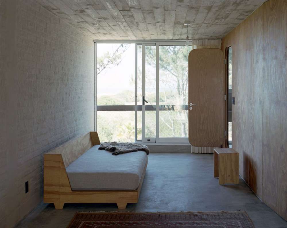 Rocha Residence by Brandhuber+, holiday-house, concrete, architecture, modular, plywood
