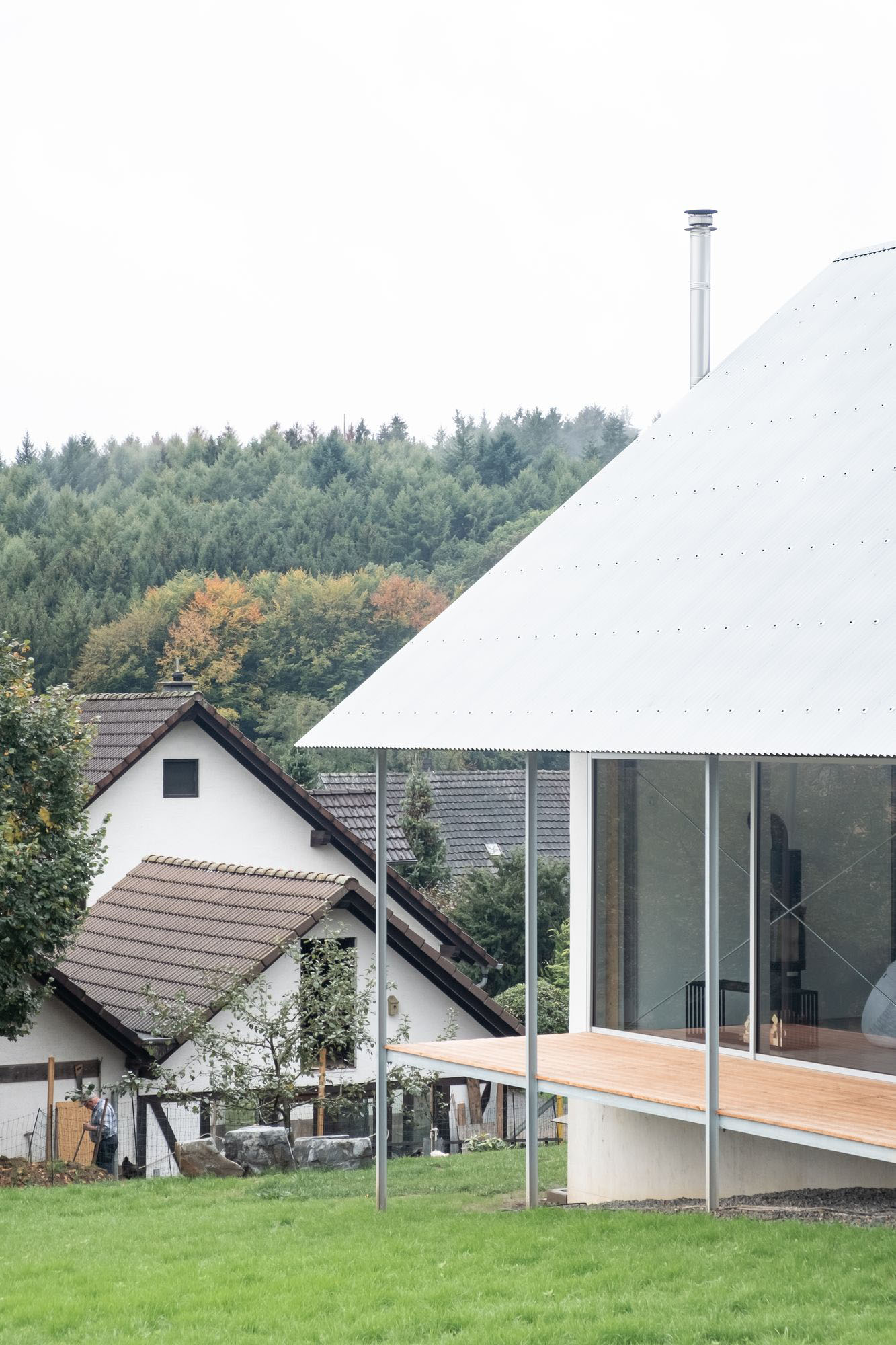 House D6 by Aretz Dürr Architektur — House D6 presents a deliberate contrast between vernacular and contemporary.