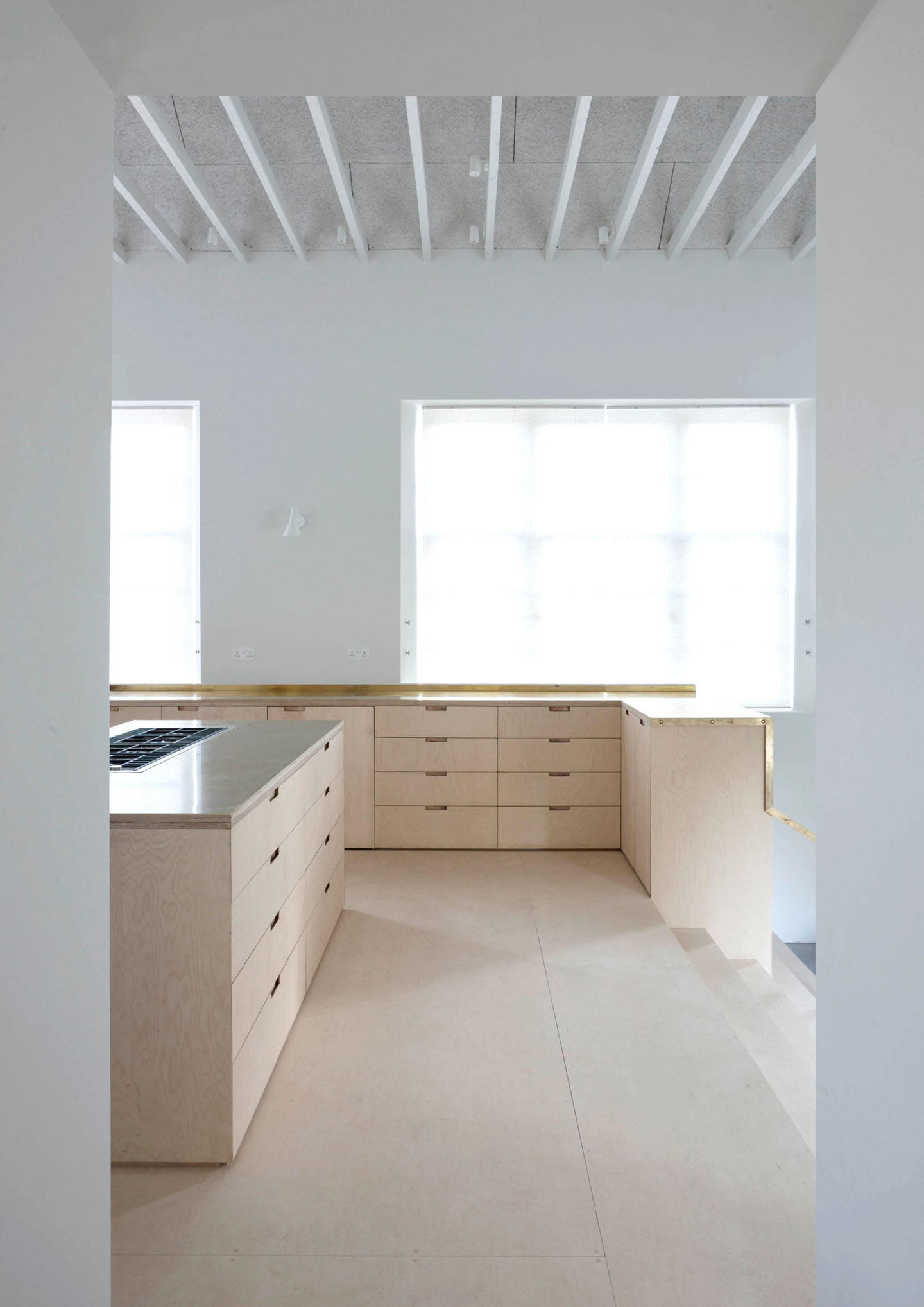 Merrydown House by McLaren Excell, apartment, interiors, minimalism, wood, concrete