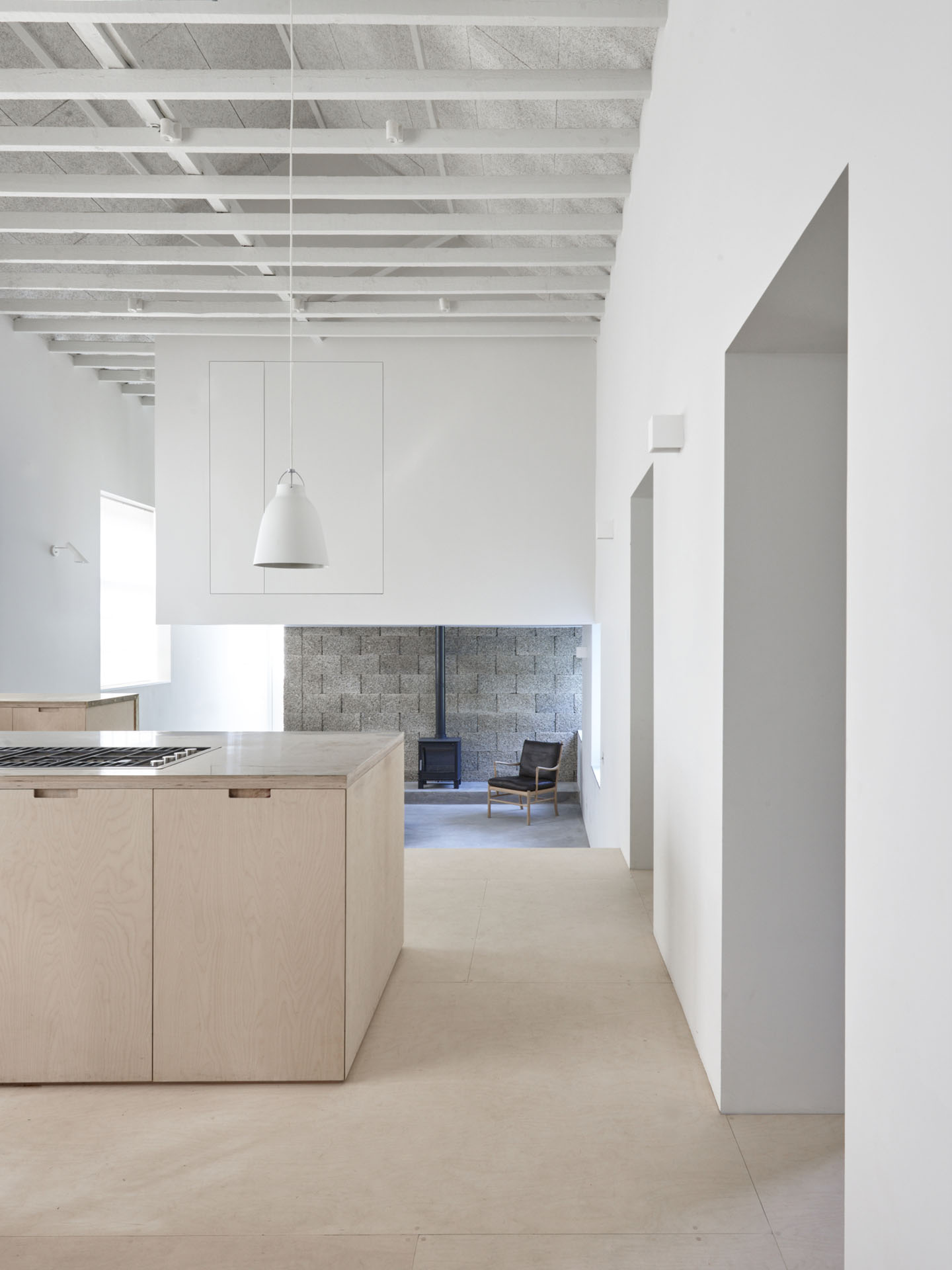 Merrydown House by McLaren Excell, apartment, interiors, minimalism, wood, concrete