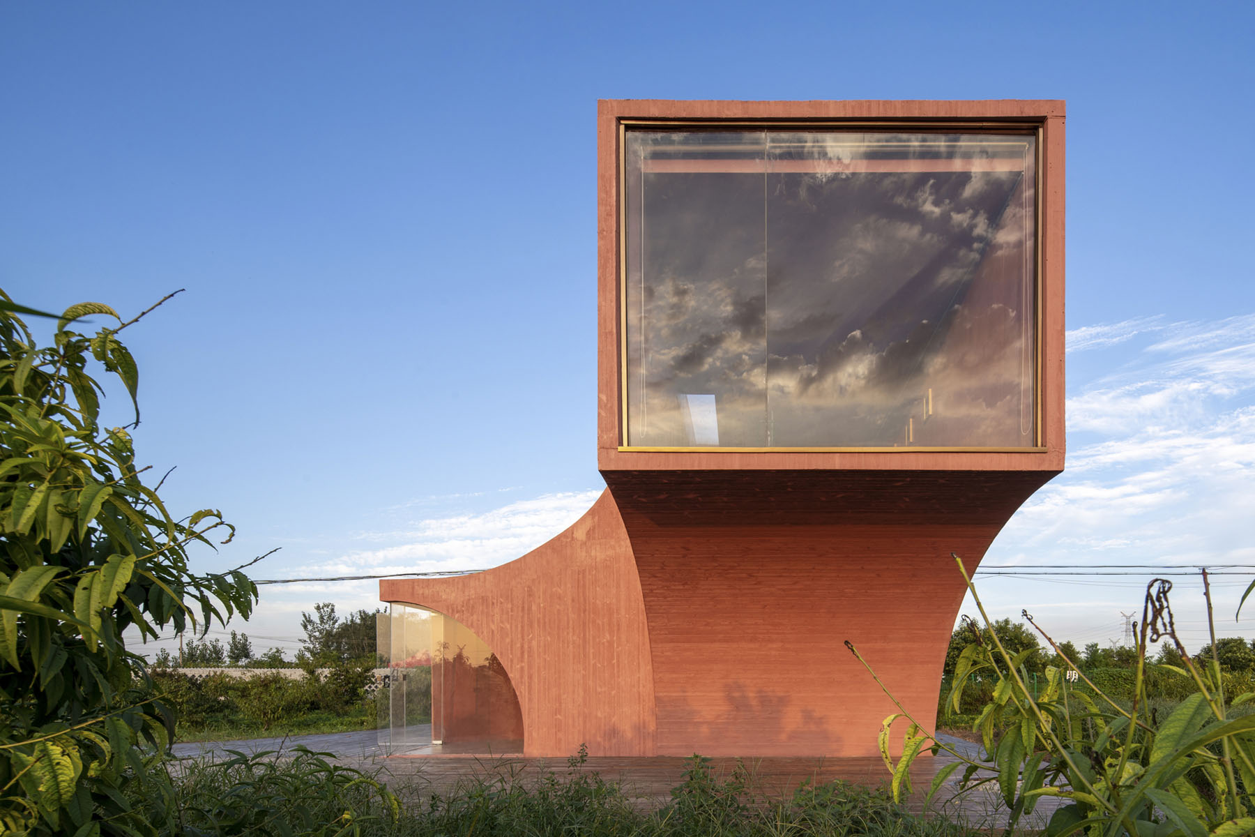 Peach Hut Community Center by Atelier XI, china, education, culture, architecture, concrete