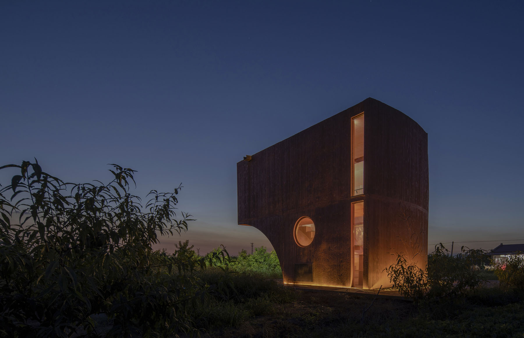 Peach Hut Community Center by Atelier XI, china, education, culture, architecture, concrete