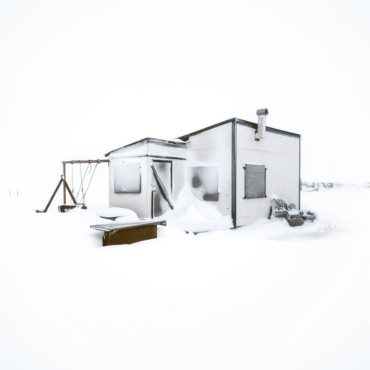 Adrift by Magda Biernat, climatechange, photography, landscape, cabins, water