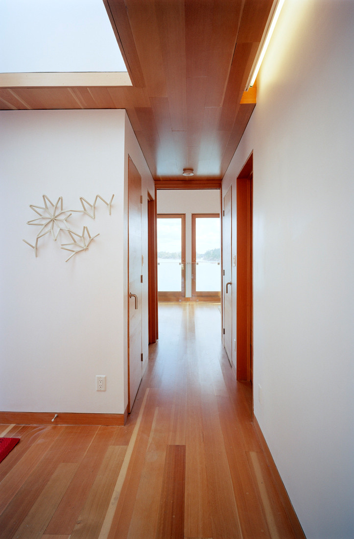 Floating House by MOS Architects, holiday-house, cabins, architecture, wood, steel