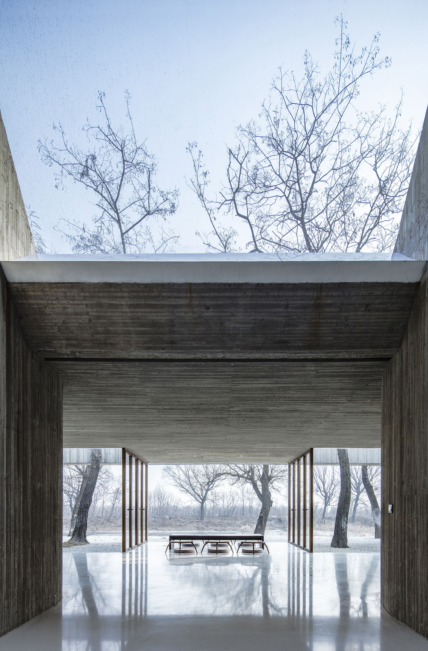 Waterside Buddist Shrine by ARCHSTUDIO, sacral, architecture, china, concrete, wood