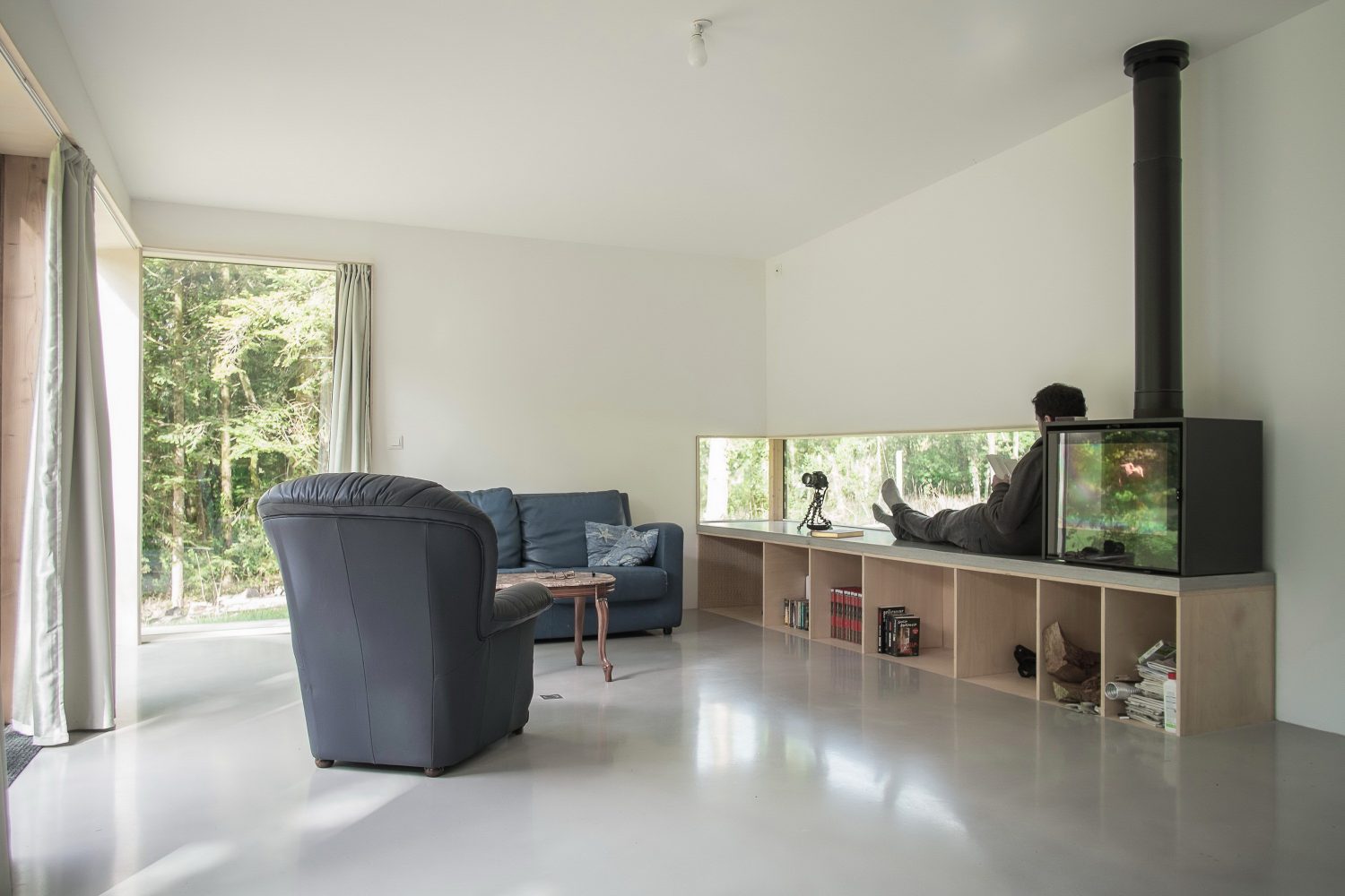 House JJ & S.M by Atelier MIMA, holiday-house, architecture, interiors, wood, forest