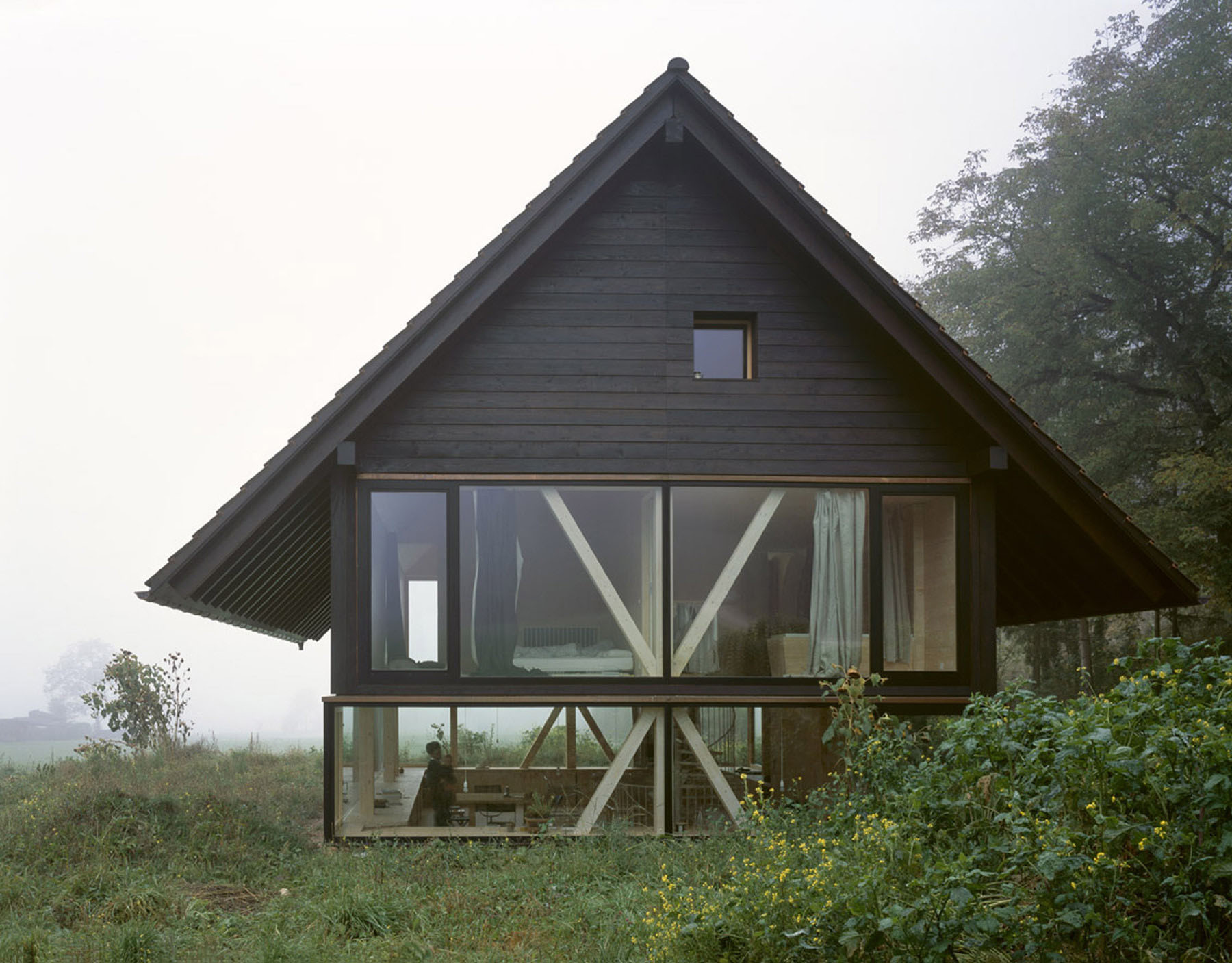 House in Basthal by Pascal Flammer, swiss, architecture, holiday-house, nature, wood