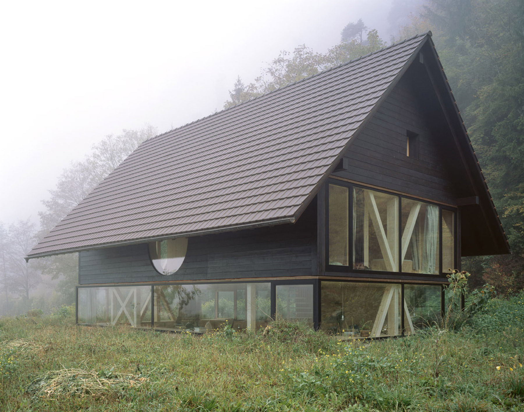 House in Basthal by Pascal Flammer, swiss, architecture, holiday-house, nature, wood