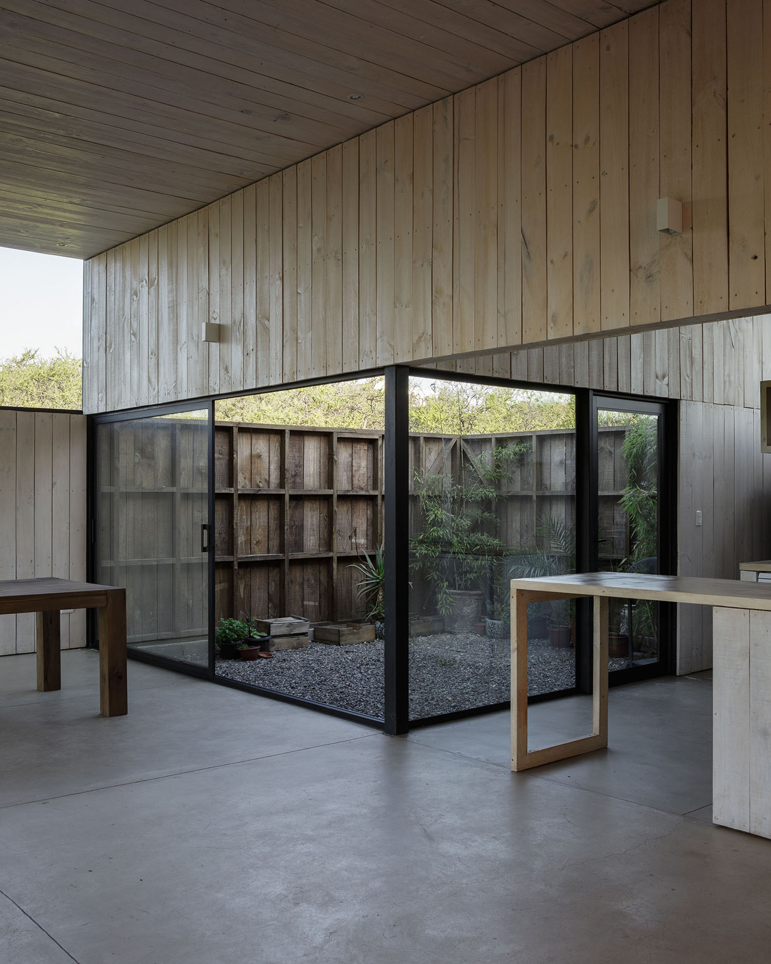 CML House by Ricardo Torrejón + Arturo Chadwick, holiday-house, architecture, concrete, wood, glass