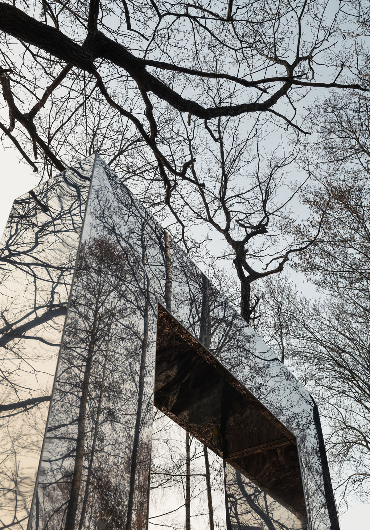 Waiting Windows by Note Design Studio, architecture, art, object, nature, steel