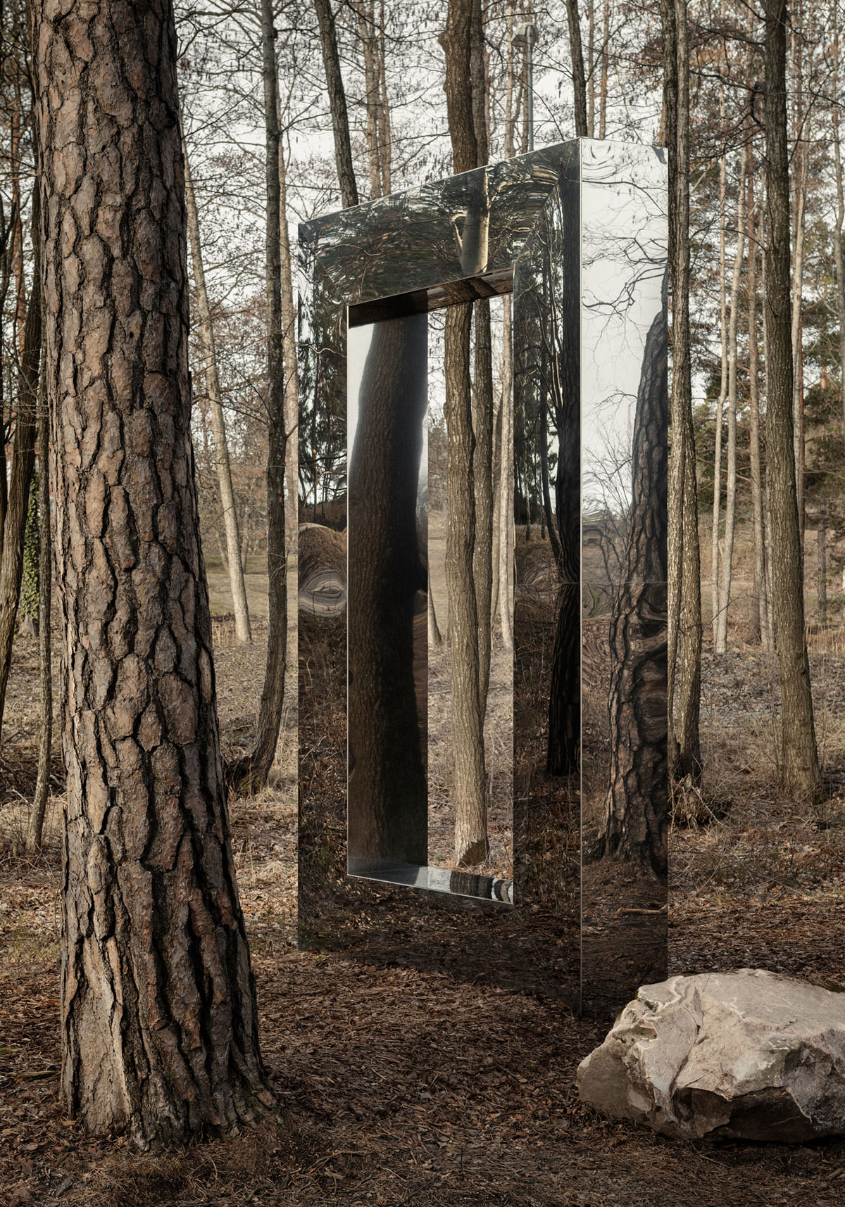 Waiting Windows by Note Design Studio, architecture, art, object, nature, steel