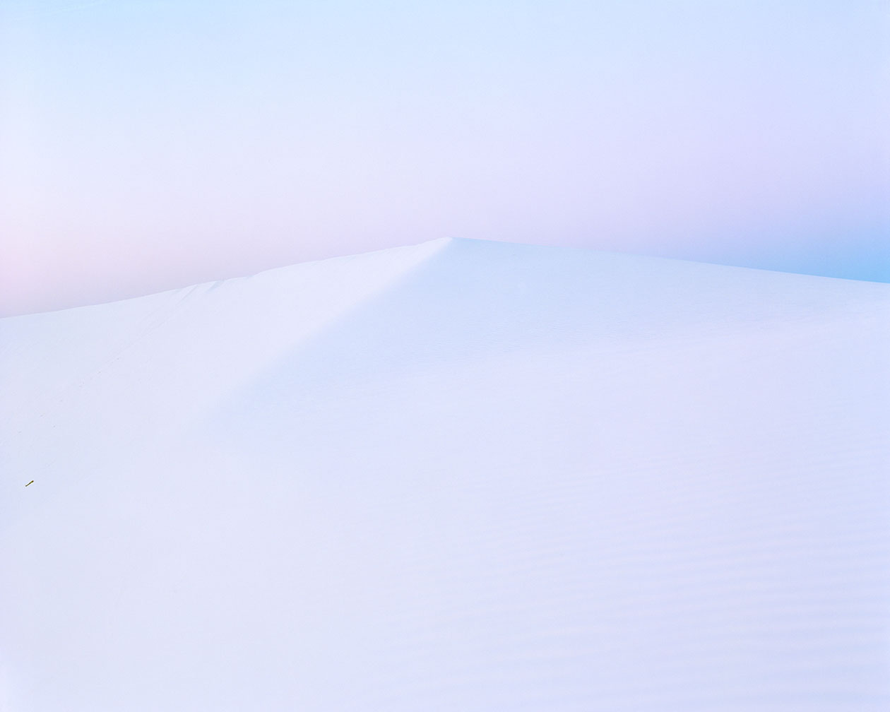 Breathtaking Landscapes by Luca Tombolini — Luca Tombolini's large-format study captures a snow-covered alpine ridge system under overcast illumination.