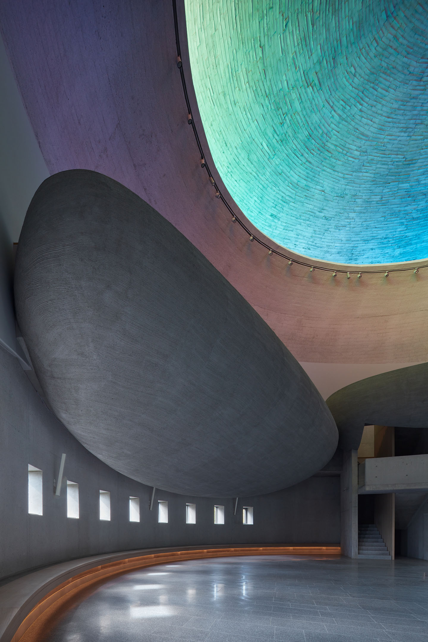 Church of Beatified Restituta by Atelier Stepan, sacral, architecture, concrete, church, interiors