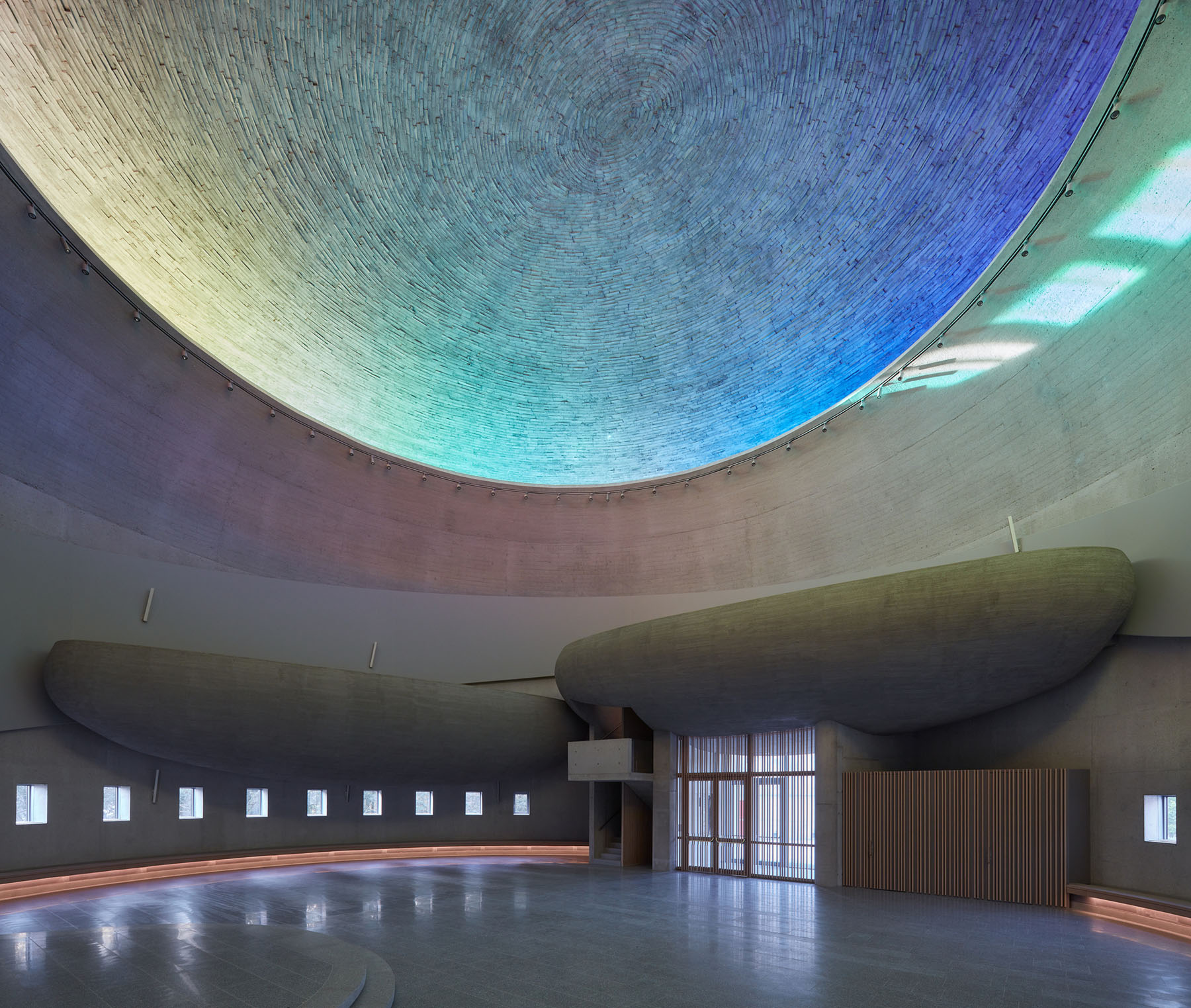 Church of Beatified Restituta by Atelier Stepan, sacral, architecture, concrete, church, interiors