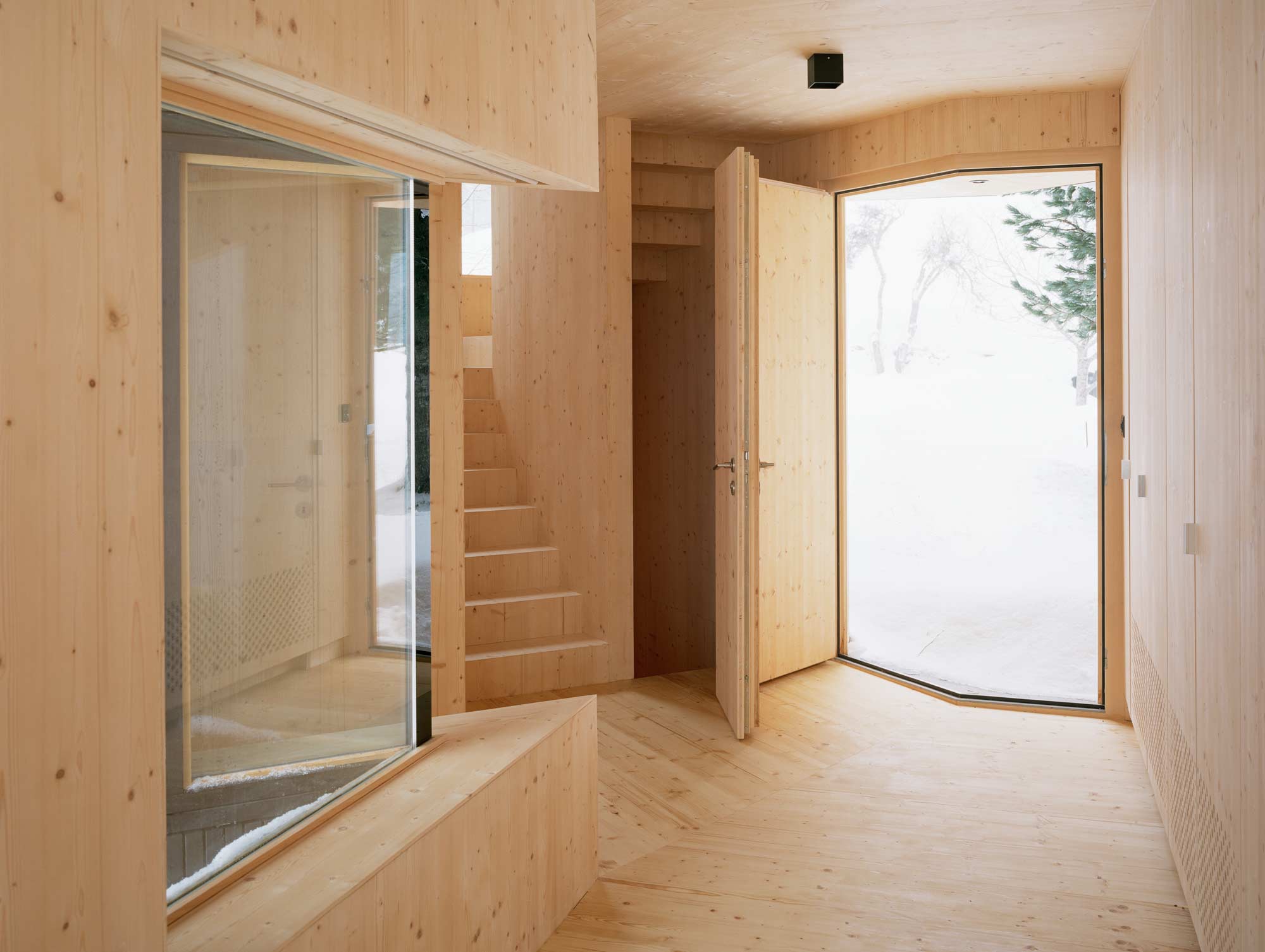 House in Les Jeurs by Lacroix Chessex Architects, architecture, holiday-house, mountain, stone, wood