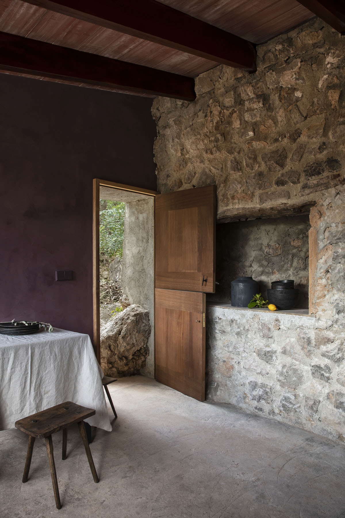 The Olive Houses by mar plus ask, architecture, holiday-house, nature, stone